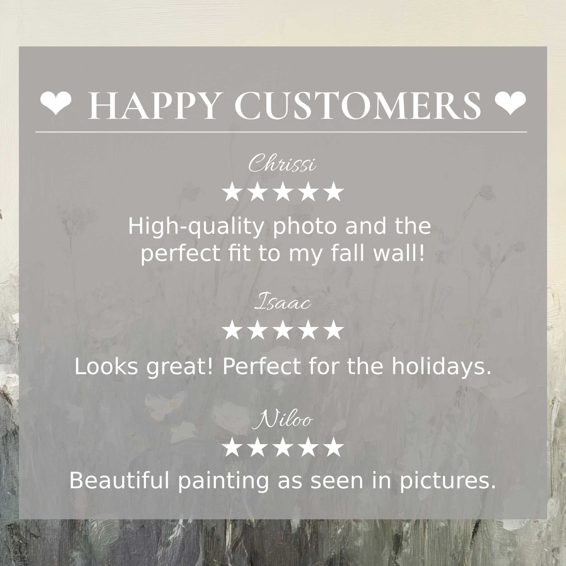 Elegant abstract floral background with positive reviews highlights spring art for Frame TV and a happy customer