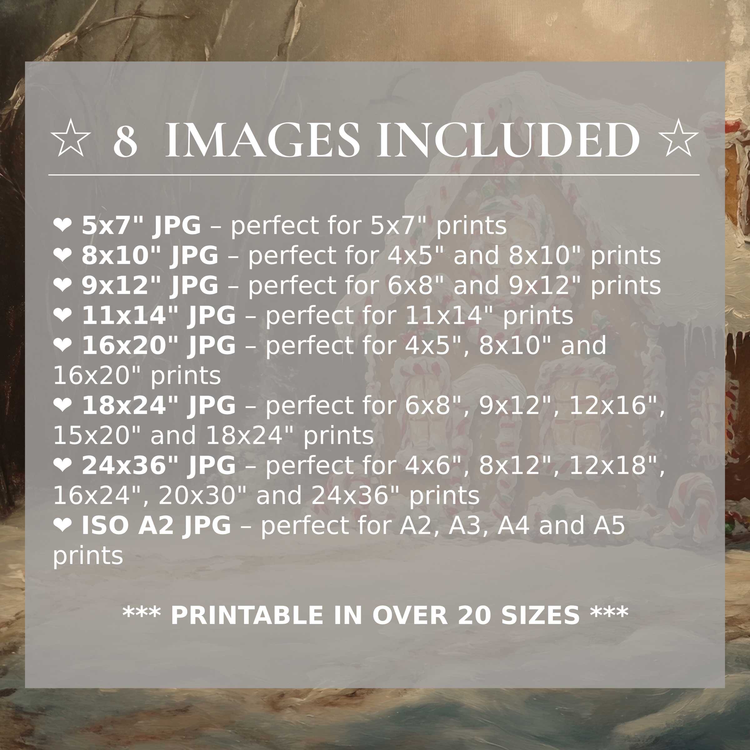 Christmas digital print radiates warm reds and soft neutrals, elevating modern interiors with versatile elegance; 8 high-quality sizes included