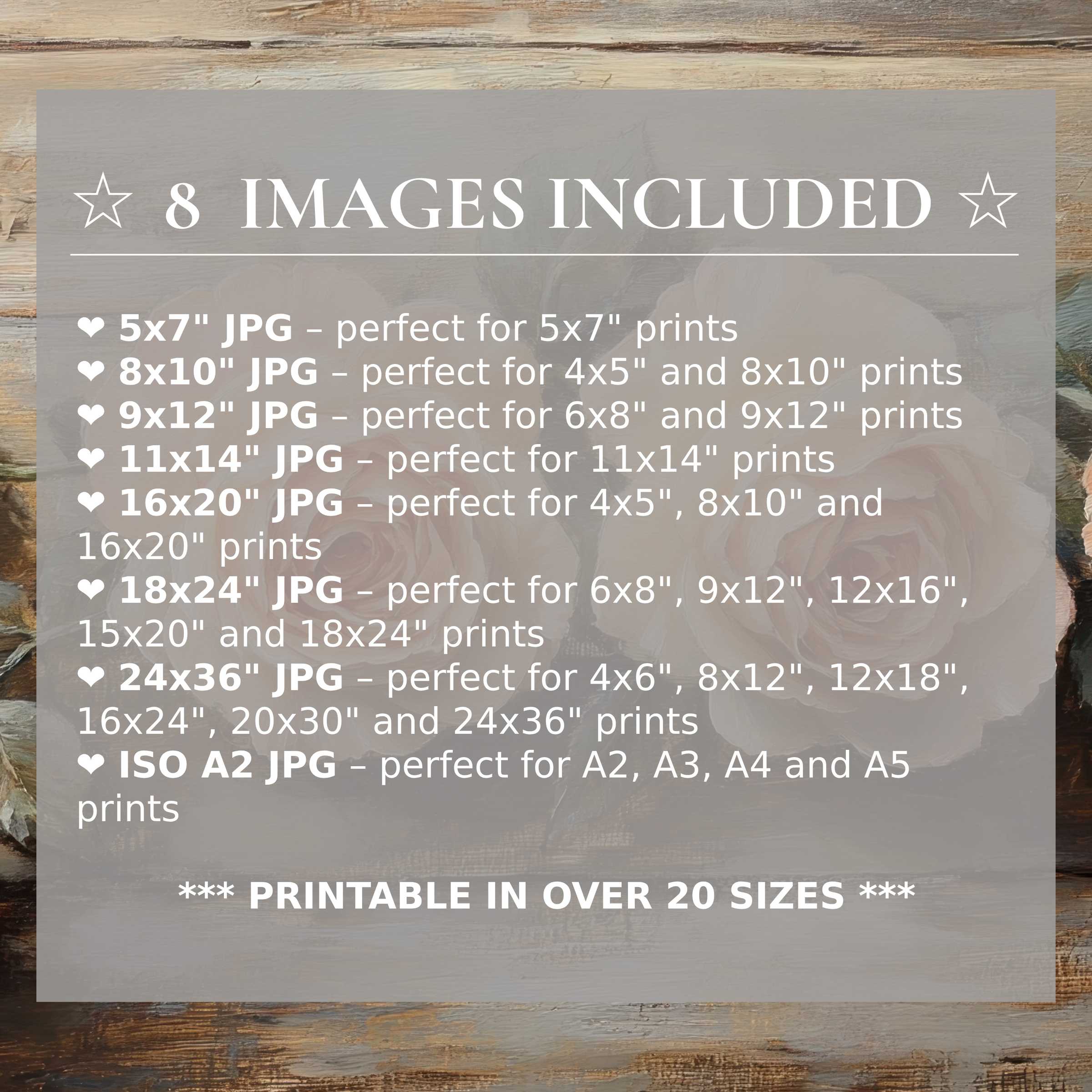 Floral digital print radiates soft pink and cream hues, delivering calming elegance with 8 high-quality sizes included, perfect for versatile, stylish modern interiors