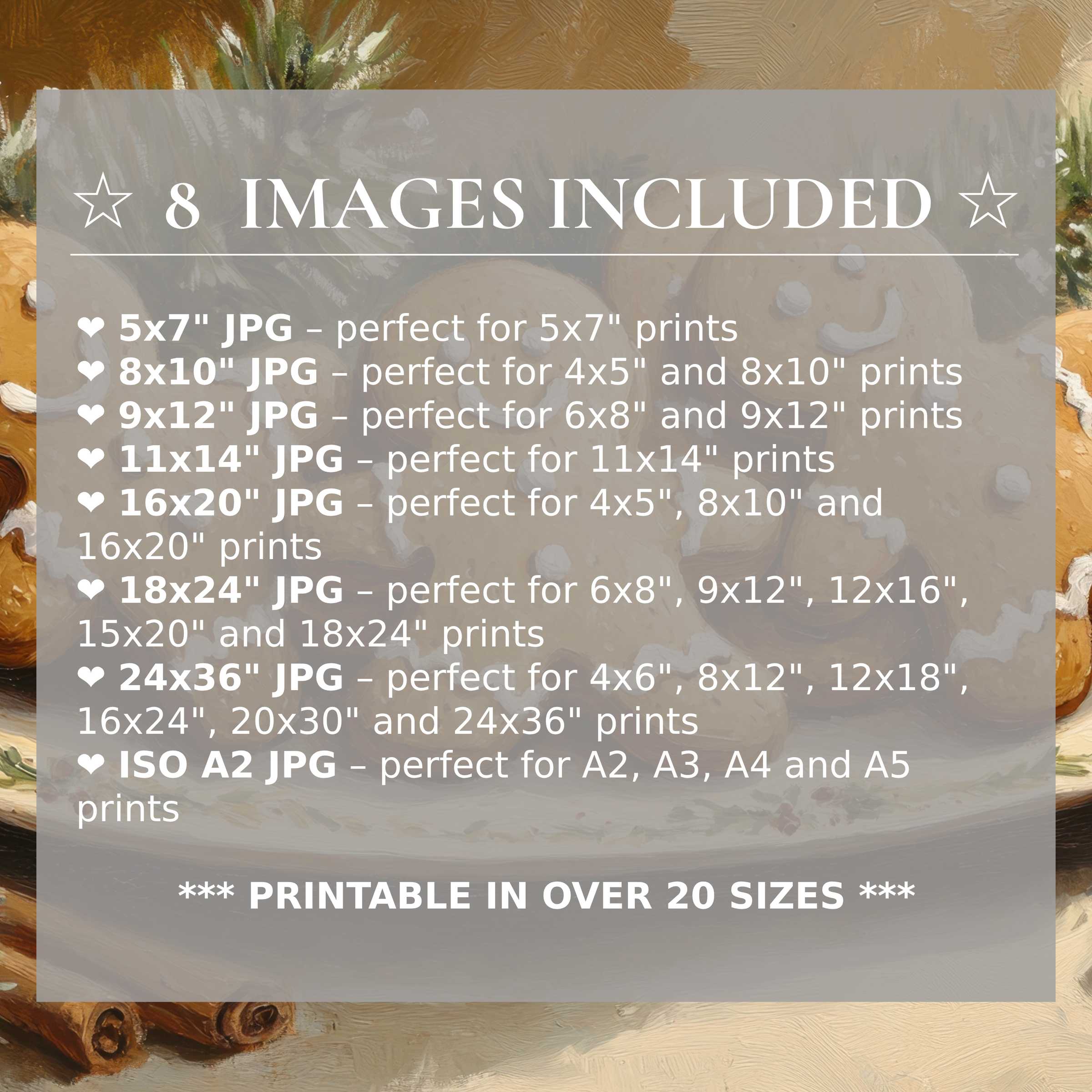 Radiant Christmas digital print in warm golds and soft greens, delivered in 8 high-res sizes to elevate modern interiors with versatile, elegant charm