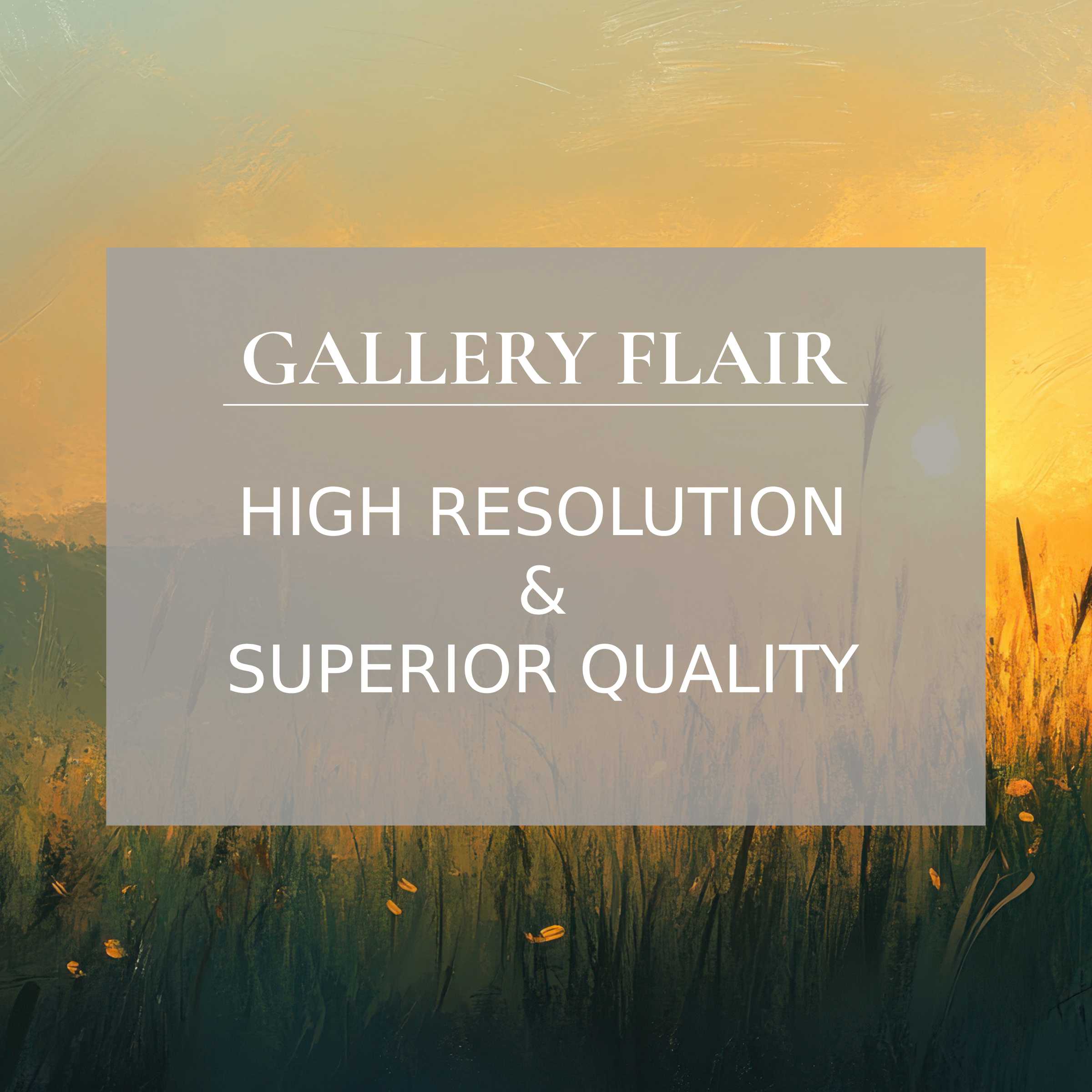 Radiant landscape printable art capturing a serene sunset meadow, elevating modern interiors with refined, high-resolution detail