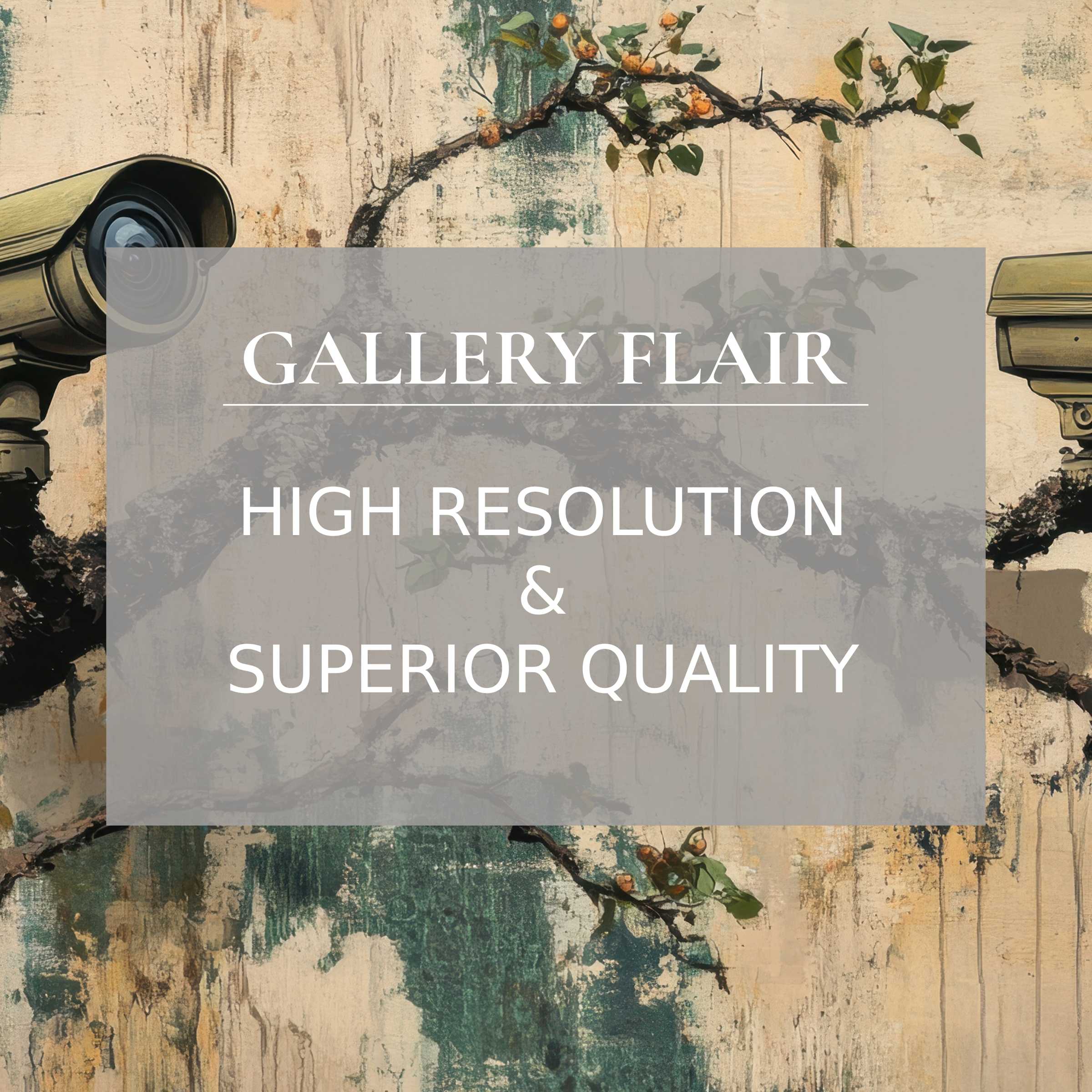 Elegant street art Frame TV picture with sharp resolution and refined detail, ideal for modern, quality-focused décor