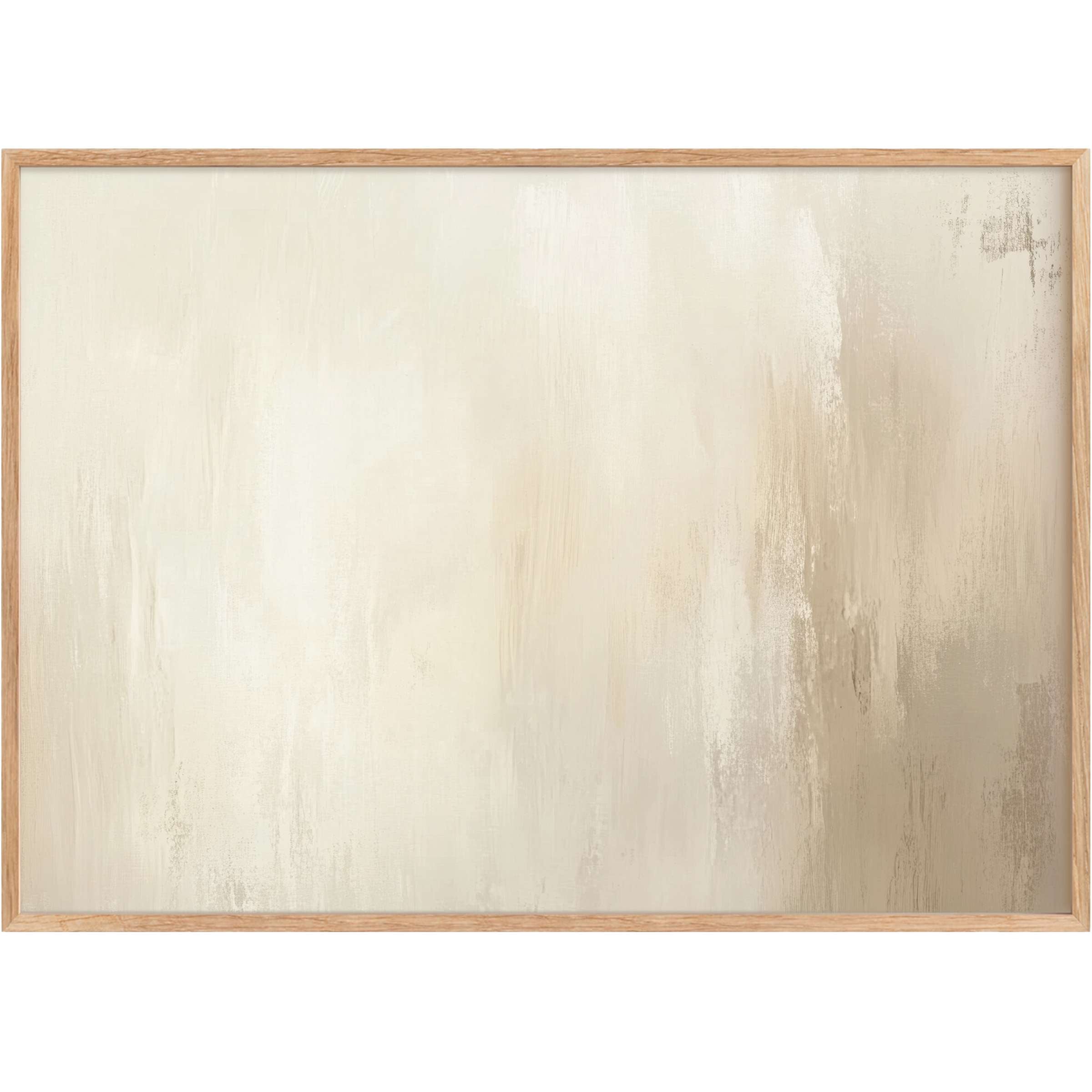 Serene and sophisticated abstract printable wall art in soft cream and beige tones, elevating tranquil, modern spaces