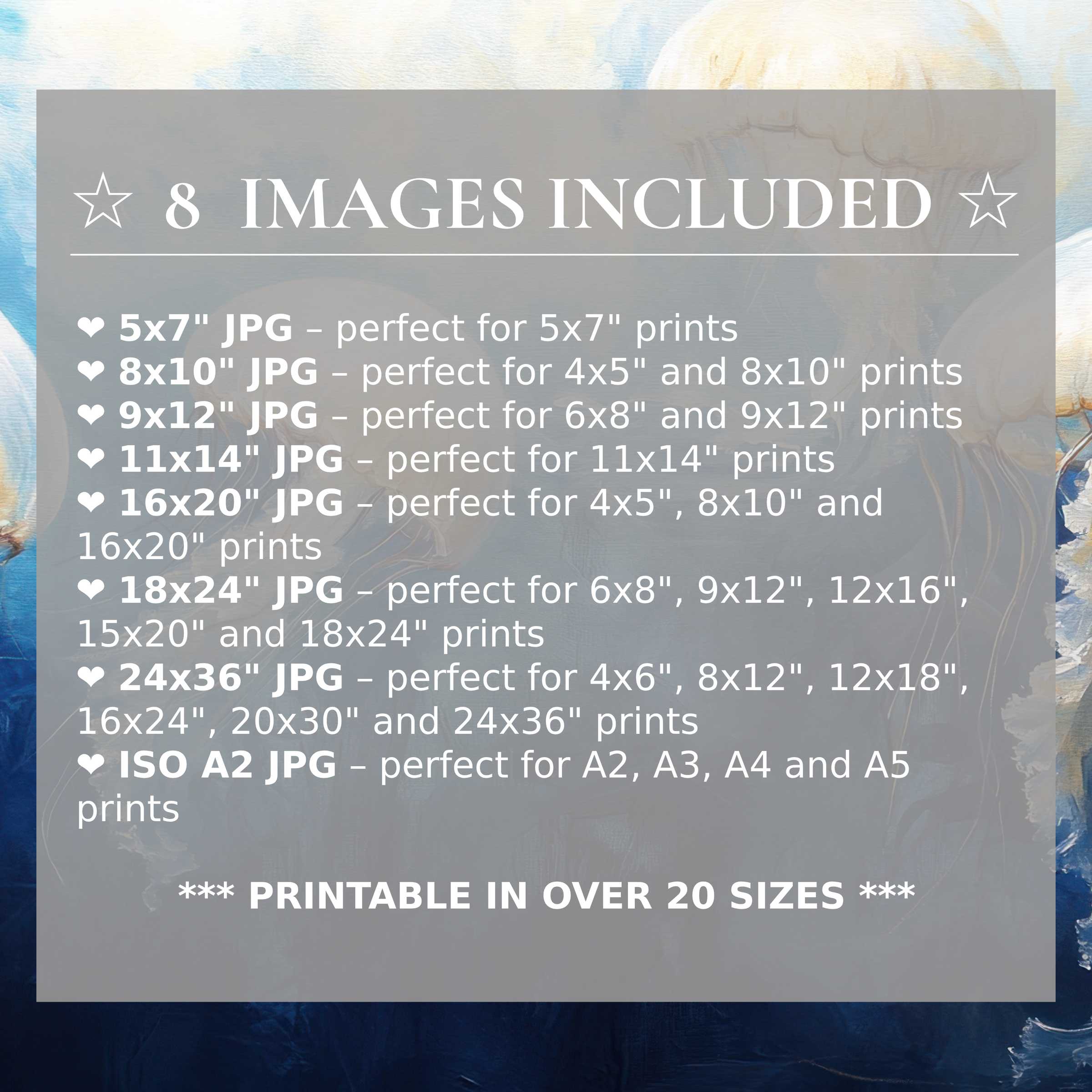 Coastal digital print radiates calming blues and sandy hues, elevating modern interiors with versatile style in 8 high-quality sizes