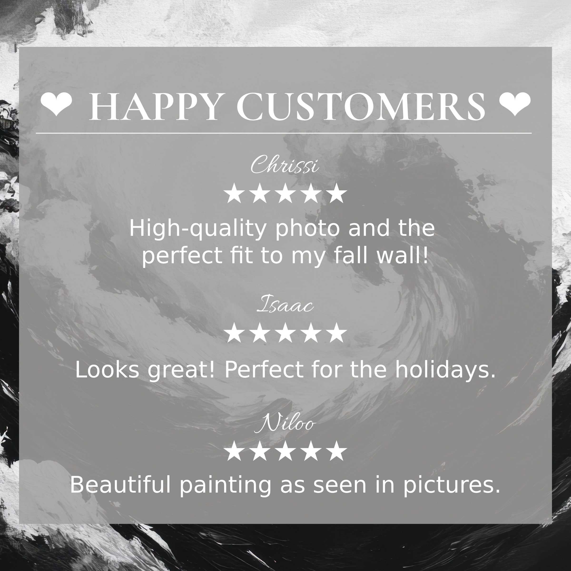 Elegant black and white art for Frame TV with swirling abstract background; trusted by happy customer reviews