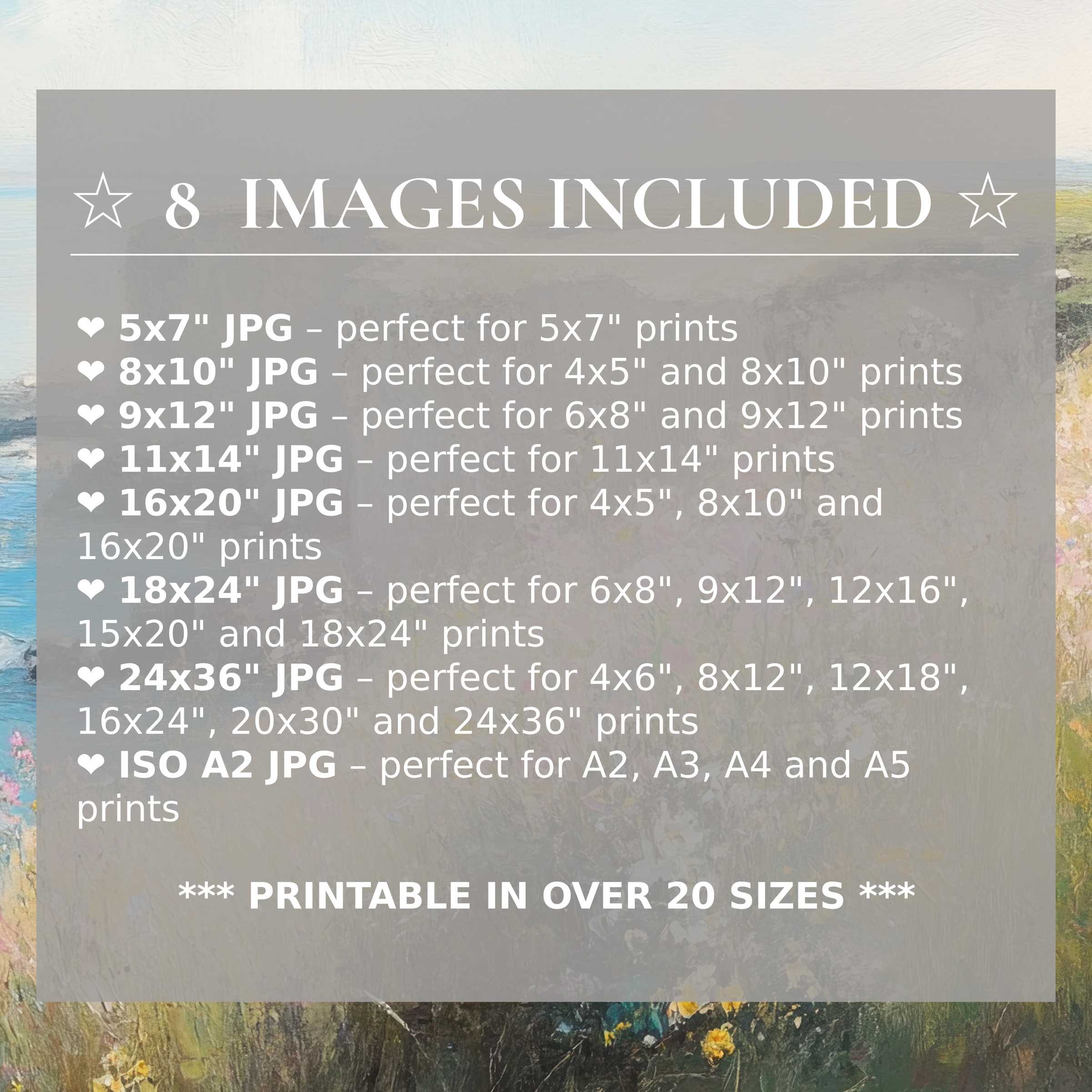 Radiant summer digital print in soft blues and sunlit yellows, included in 8 high-quality sizes to elevate modern interiors with versatile elegance