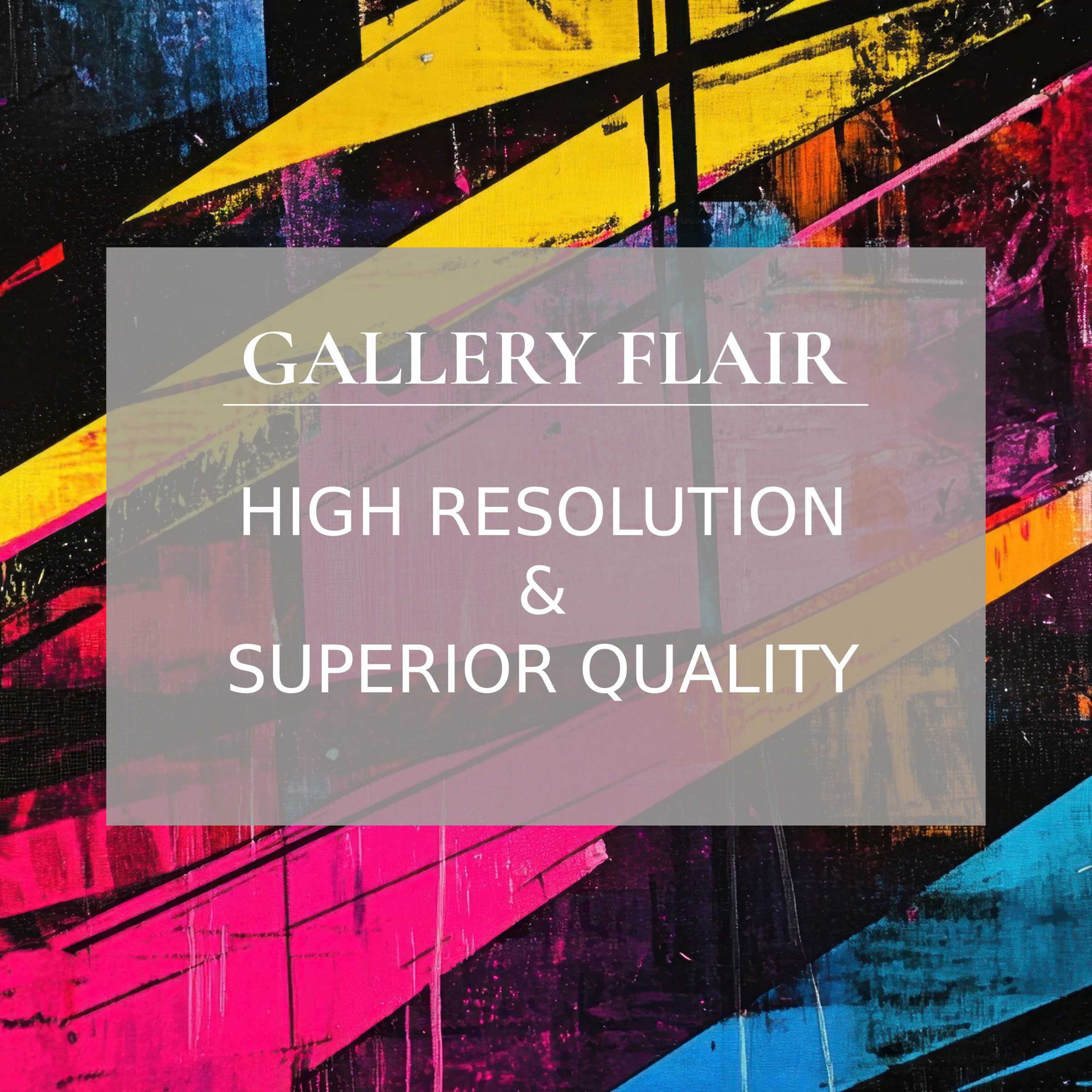 Vibrant geometric pop art Frame TV picture with sharp lines, vivid colors, and exquisite high-resolution clarity for elegant decor