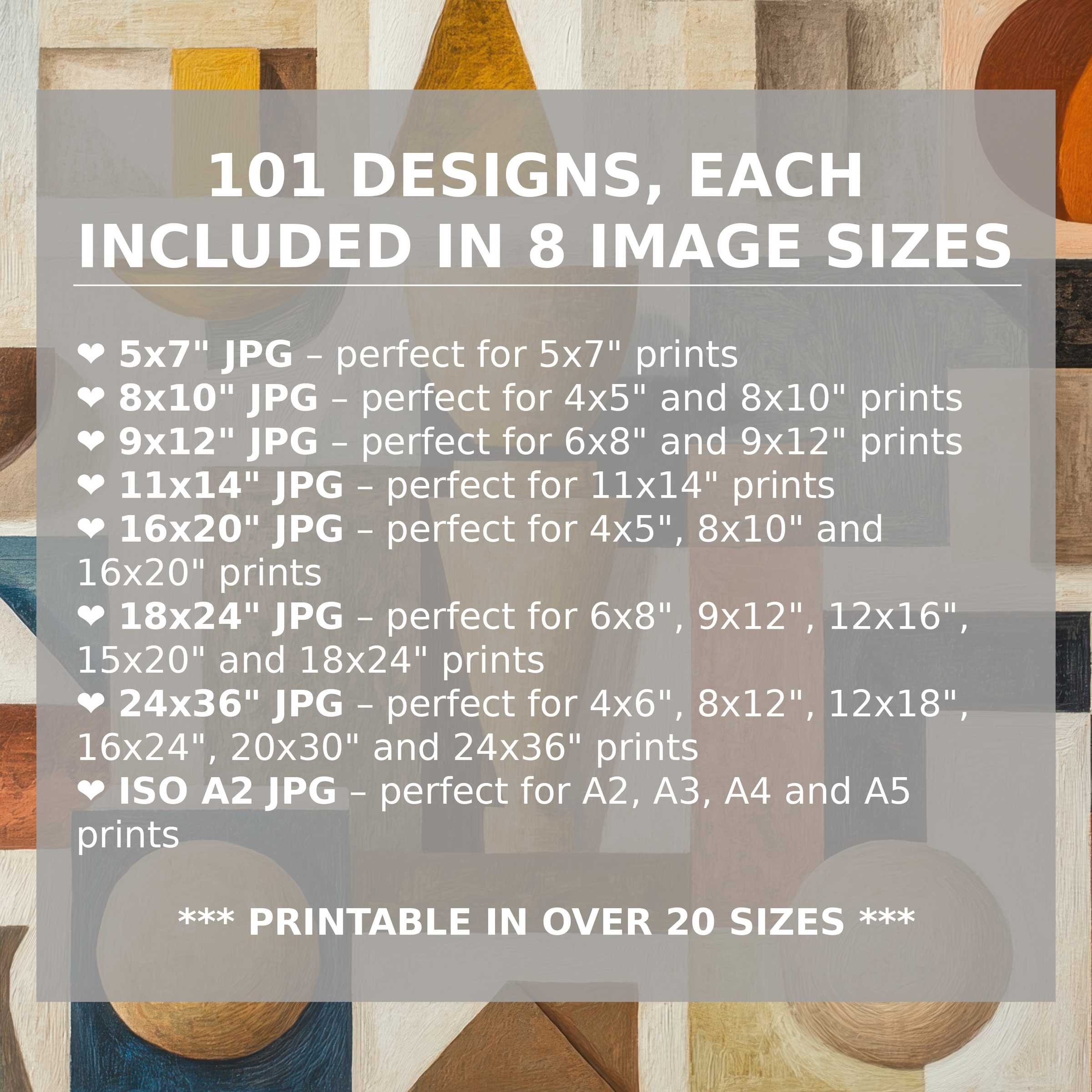 High-res Boho Digital Art Prints Set — crisp geometric textures, gallery clarity; instant download