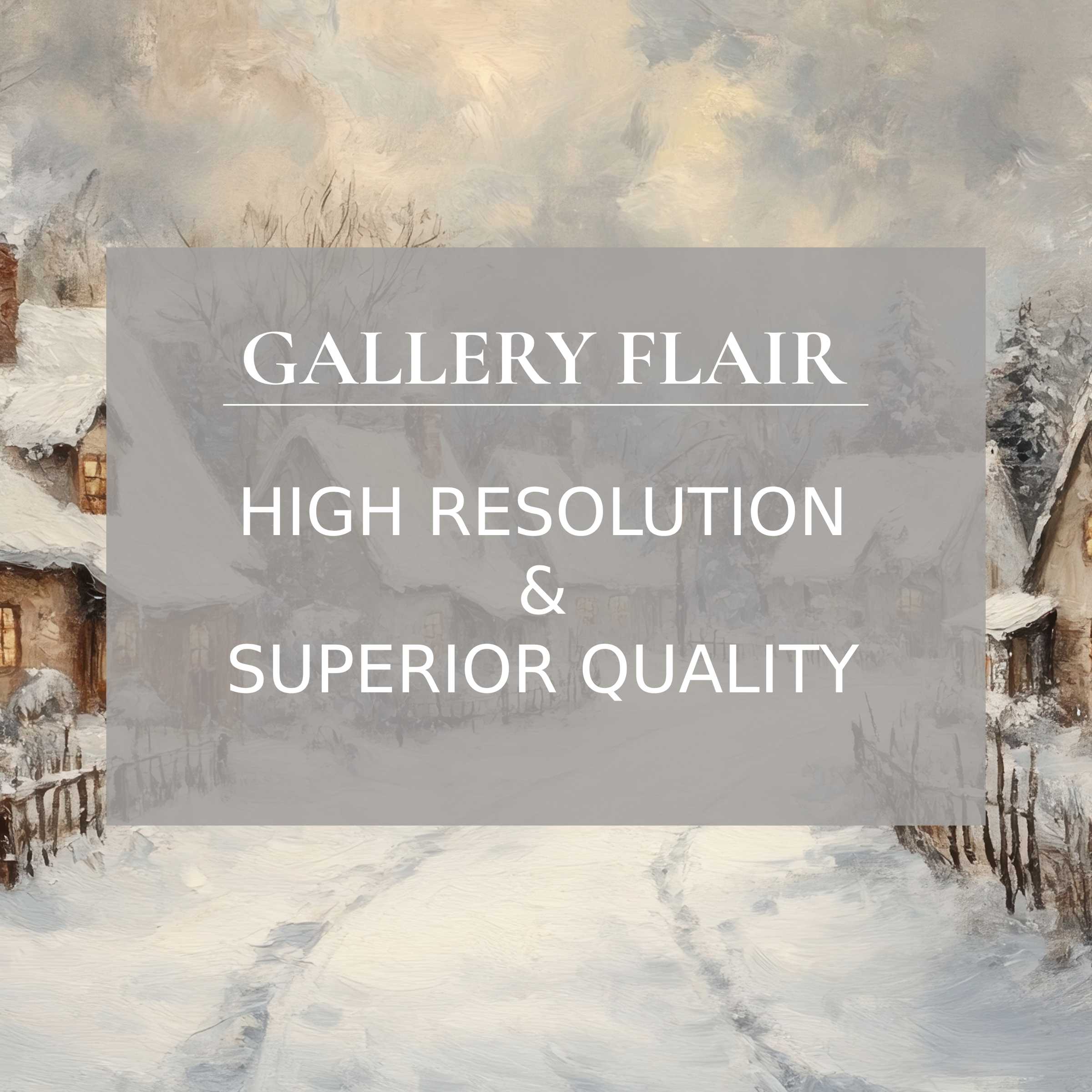 Elegant, high-resolution christmas Frame TV picture with refined brushstrokes and superior visual clarity for luxury decor