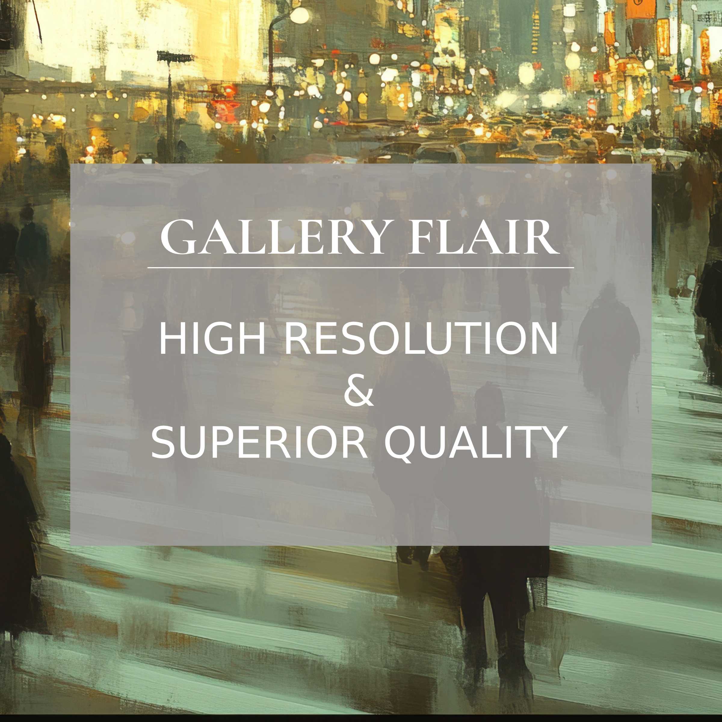 Urban printable art capturing a luminous cityscape at dusk, blending vibrant lights and serene shadows with exquisite detail for modern interiors