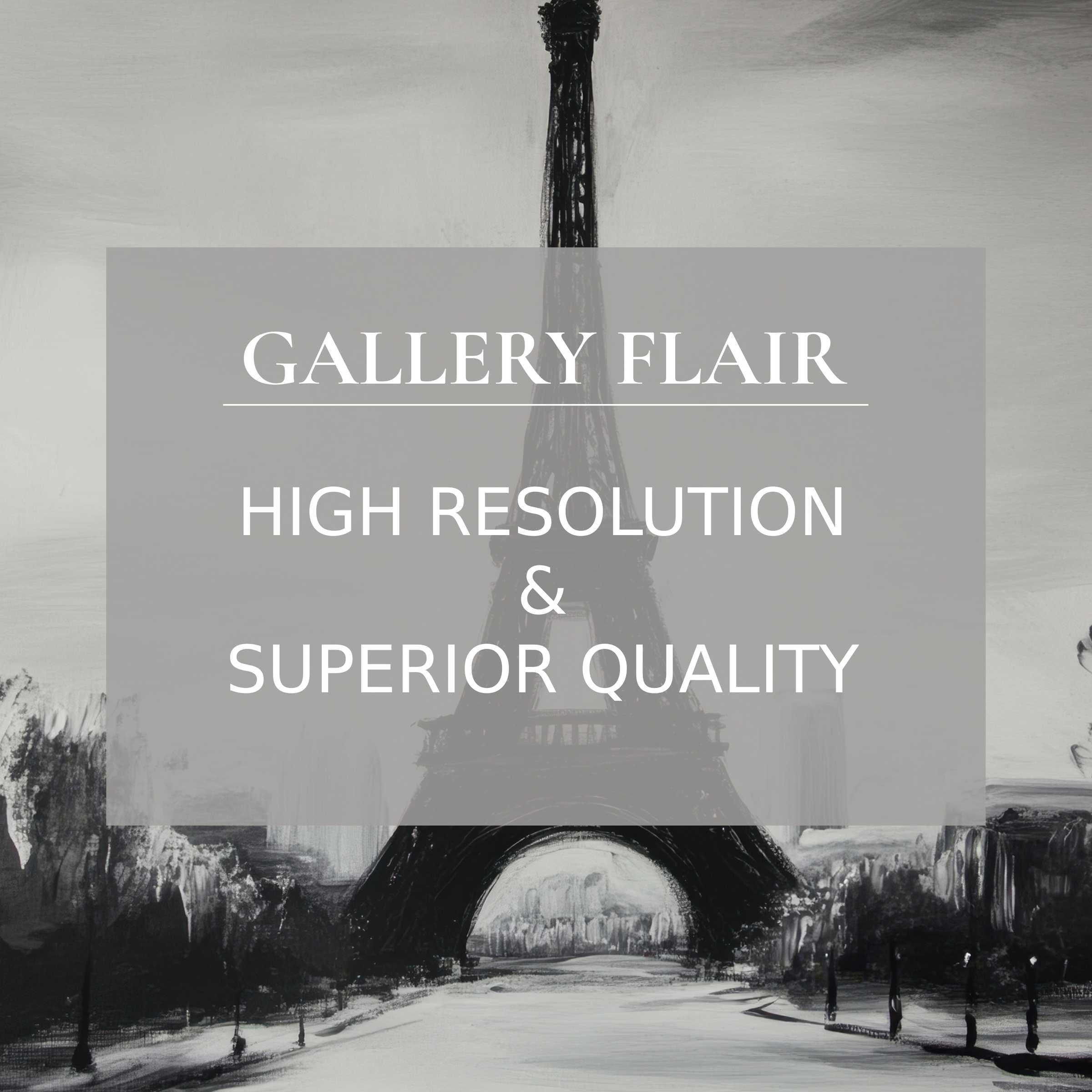 Black and white printable art of the Eiffel Tower, exuding a calming, sophisticated mood with exquisite, high-resolution detail to elevate modern interiors