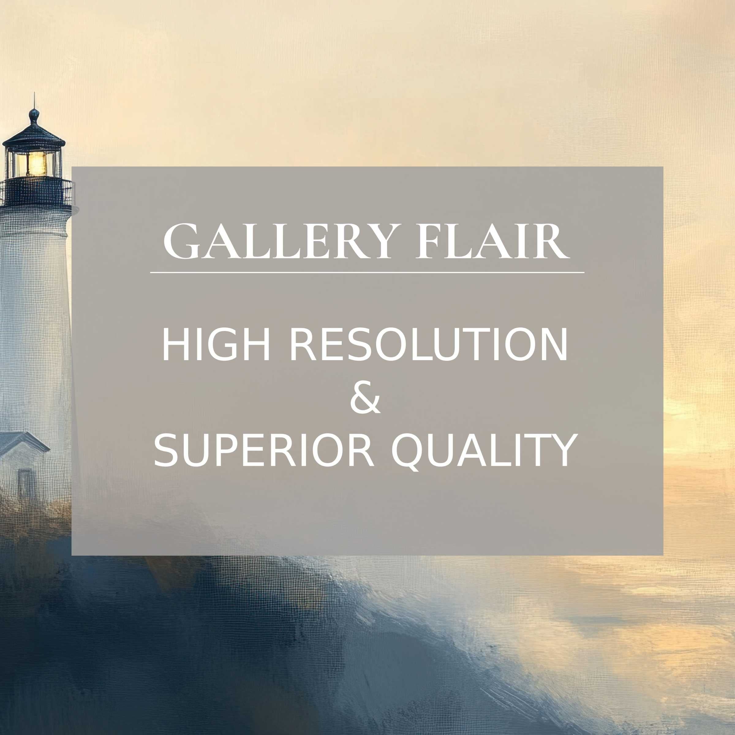 Radiant summer printable art capturing a serene lighthouse at sunset, enriching modern interiors with refined coastal elegance