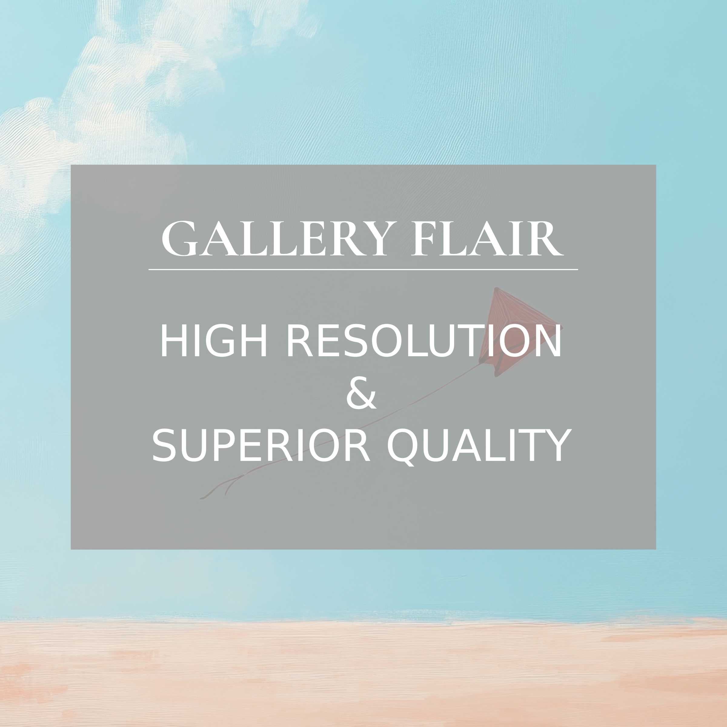 Calming minimalist printable art featuring a soft blue sky and subtle kite, crafted in high resolution for refined modern interiors