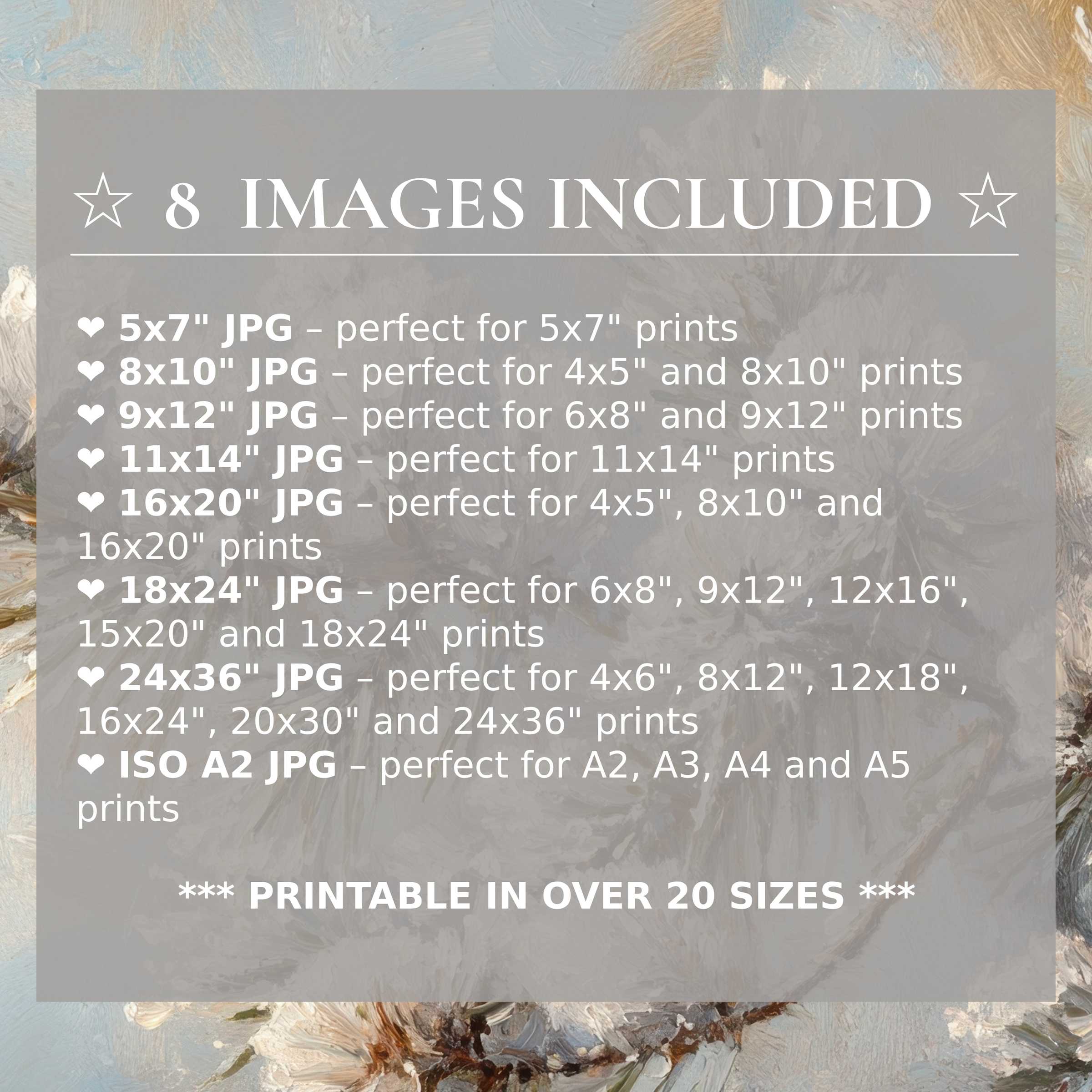 Winter digital print radiates serene blues and warm beige tones, elegantly enhancing modern interiors with style; includes 8 pristine sizes