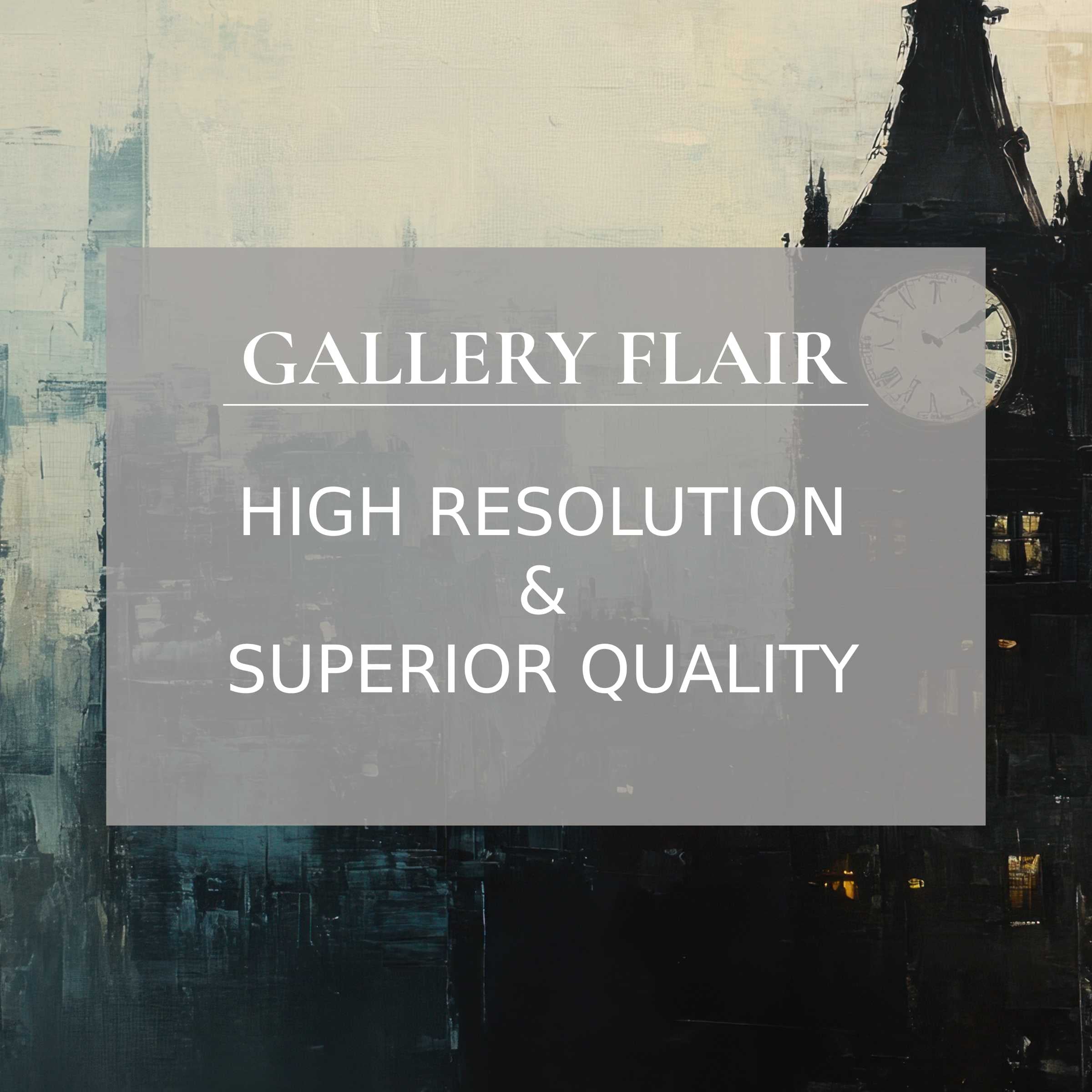 Elegant, high-resolution urban Frame TV picture showcasing refined brushwork and atmospheric cityscape clarity