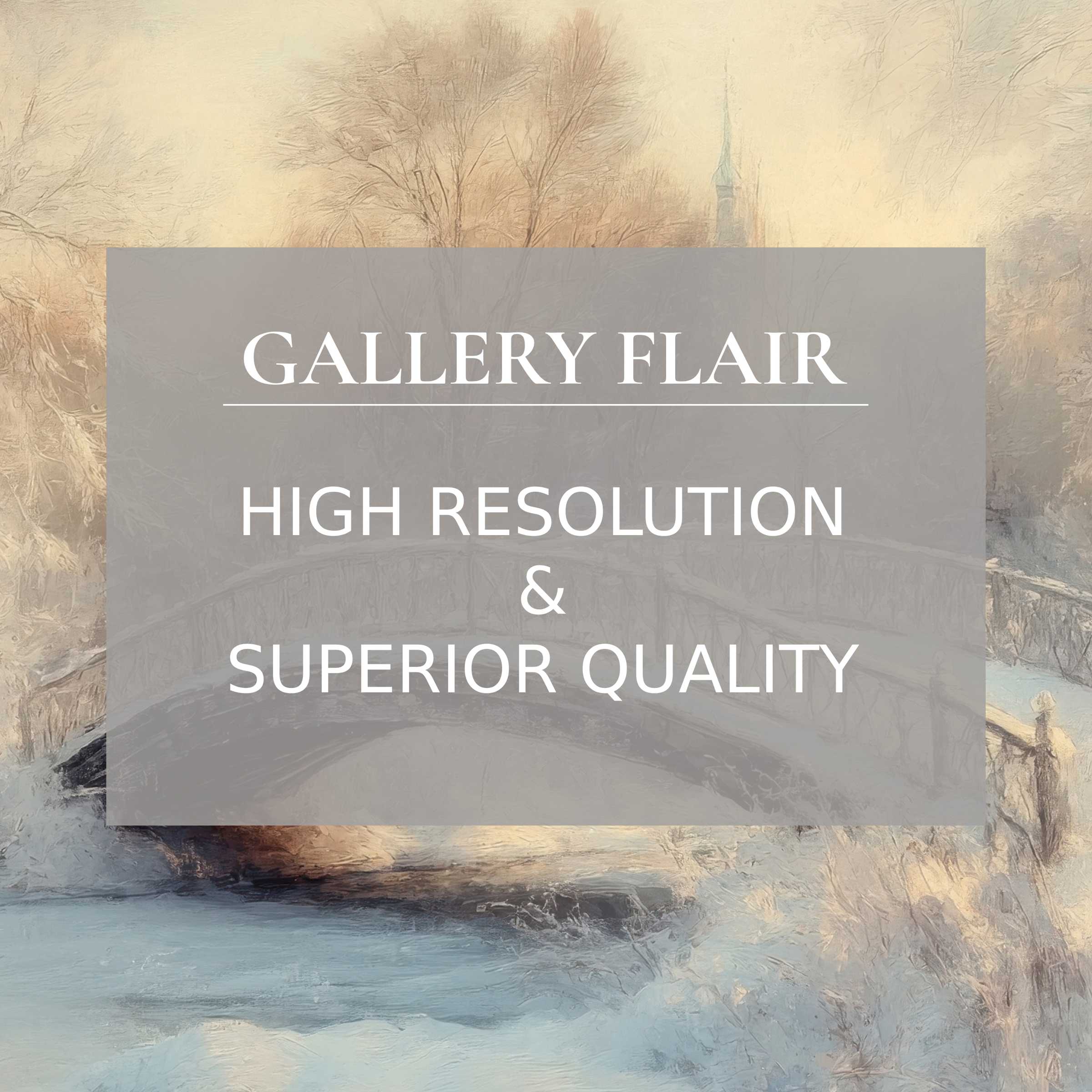 Elegant winter Frame TV picture with high resolution, soft pastel tones, and refined painterly clarity