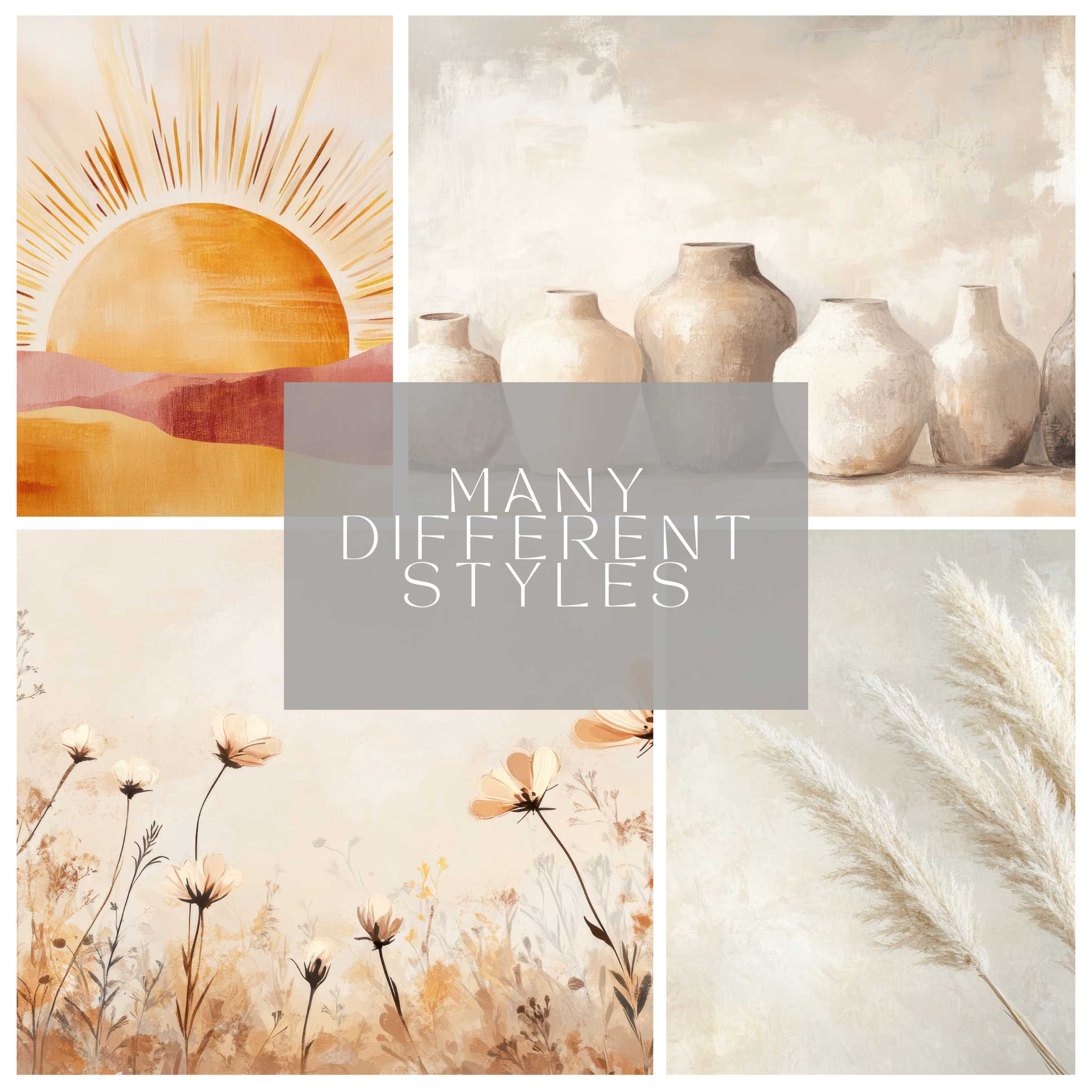 Boho Frame TV Art Mega Bundle adds elegant, modern charm and warmth, enhancing any living space with diverse styles