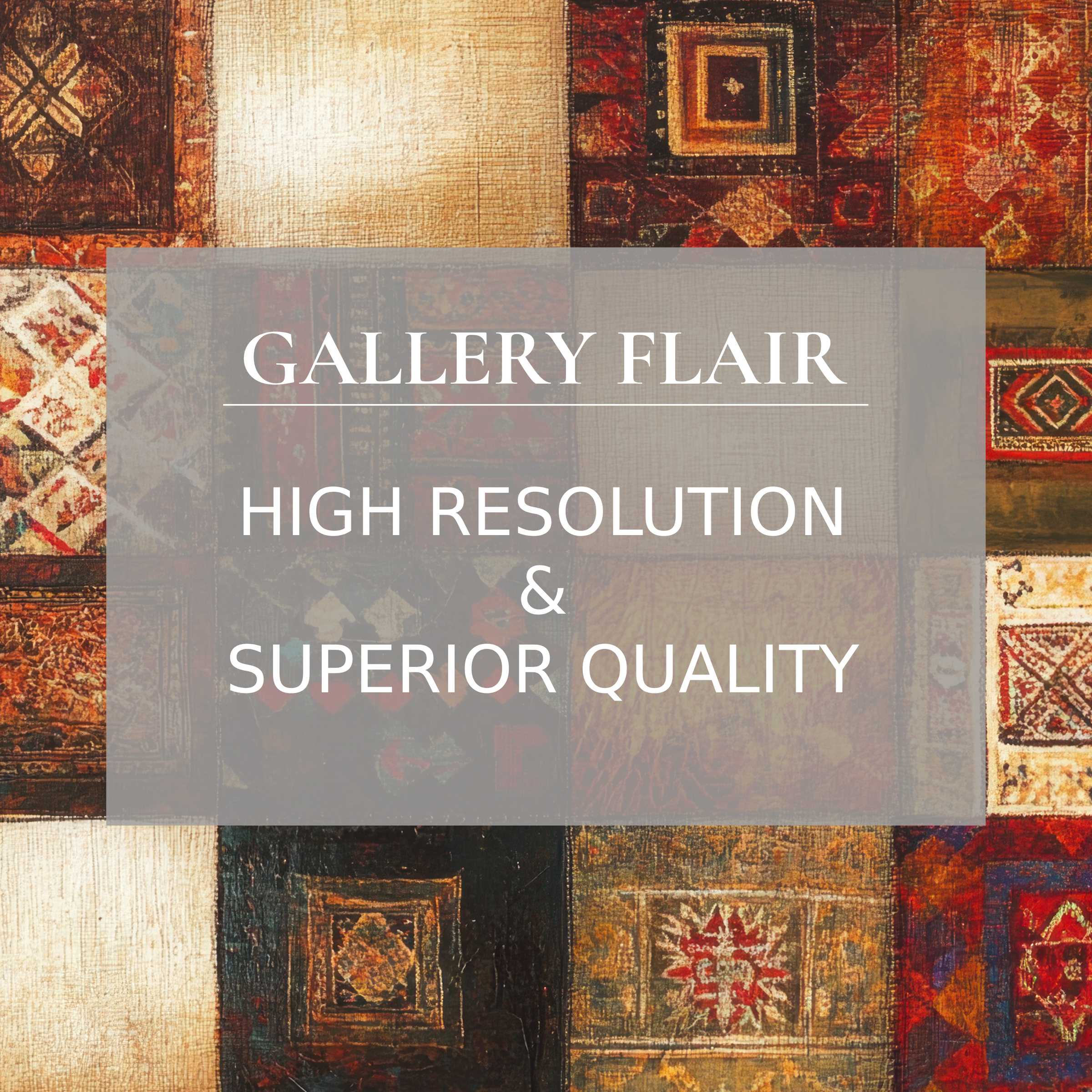 Boho printable art featuring rich earthy tones and intricate textures, elevating modern interiors with warm, radiant detail