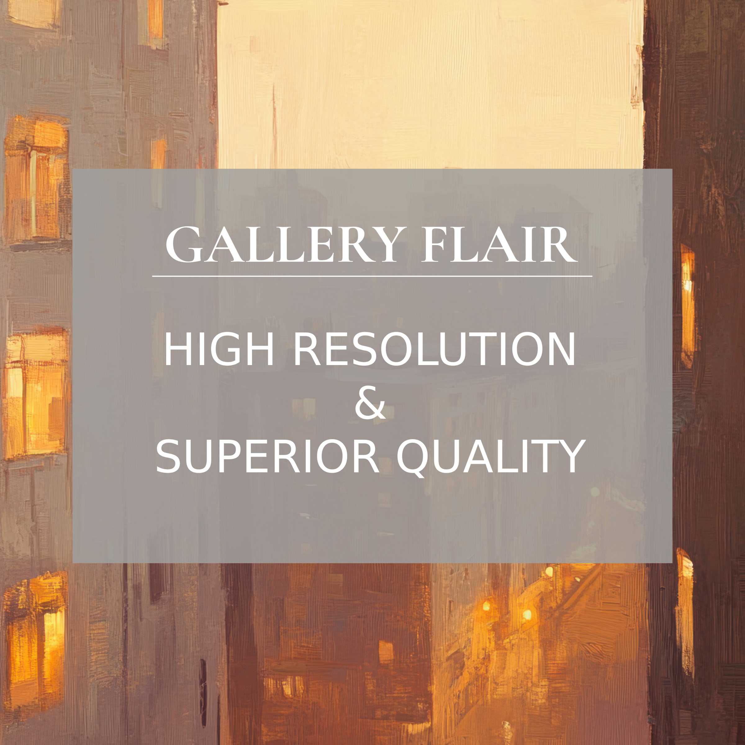 Elegant urban Frame TV picture with refined brushstrokes, warm lighting, and exceptional high resolution clarity