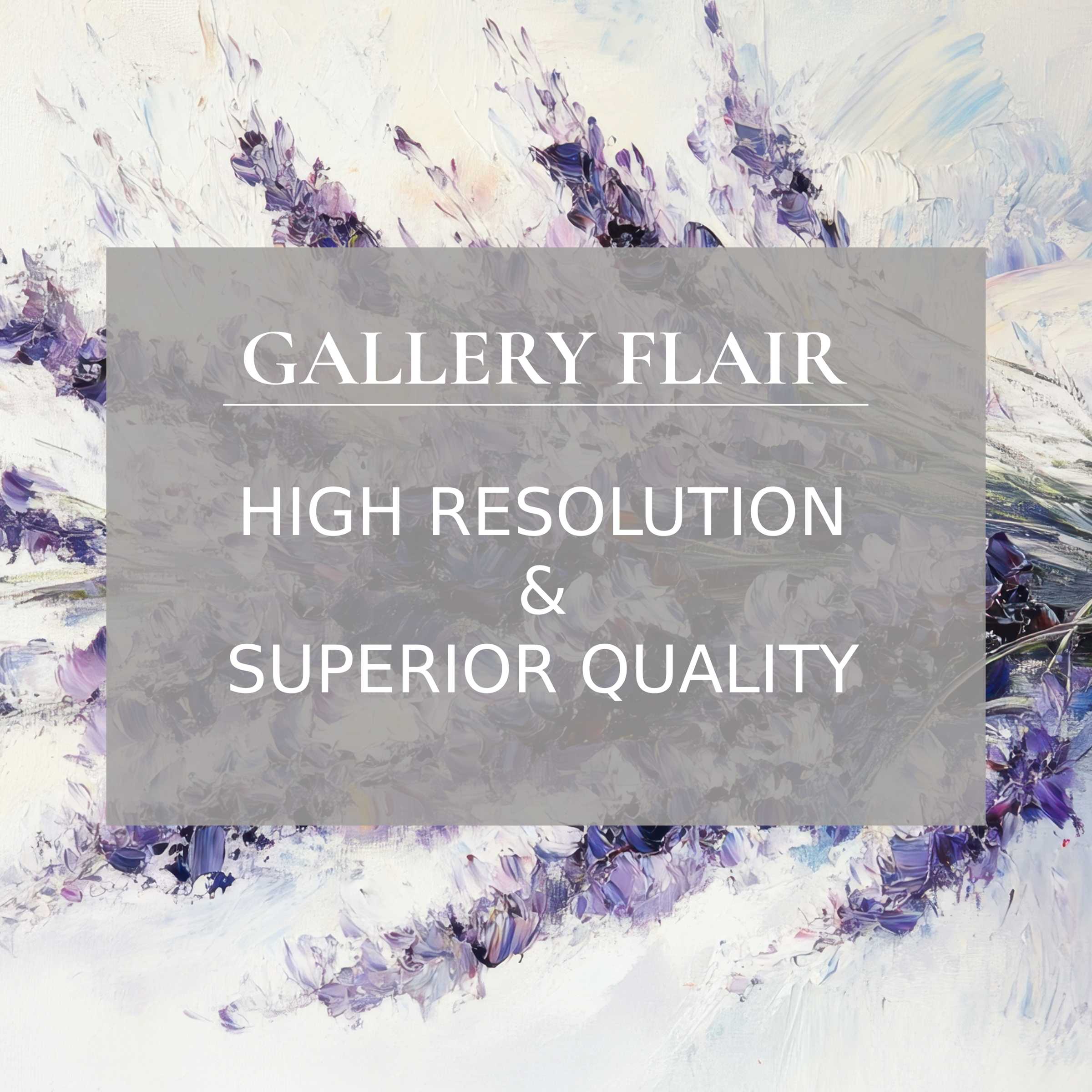 Elegant, high-resolution spring Frame TV picture with refined brushwork and vivid purple hues for modern home decor