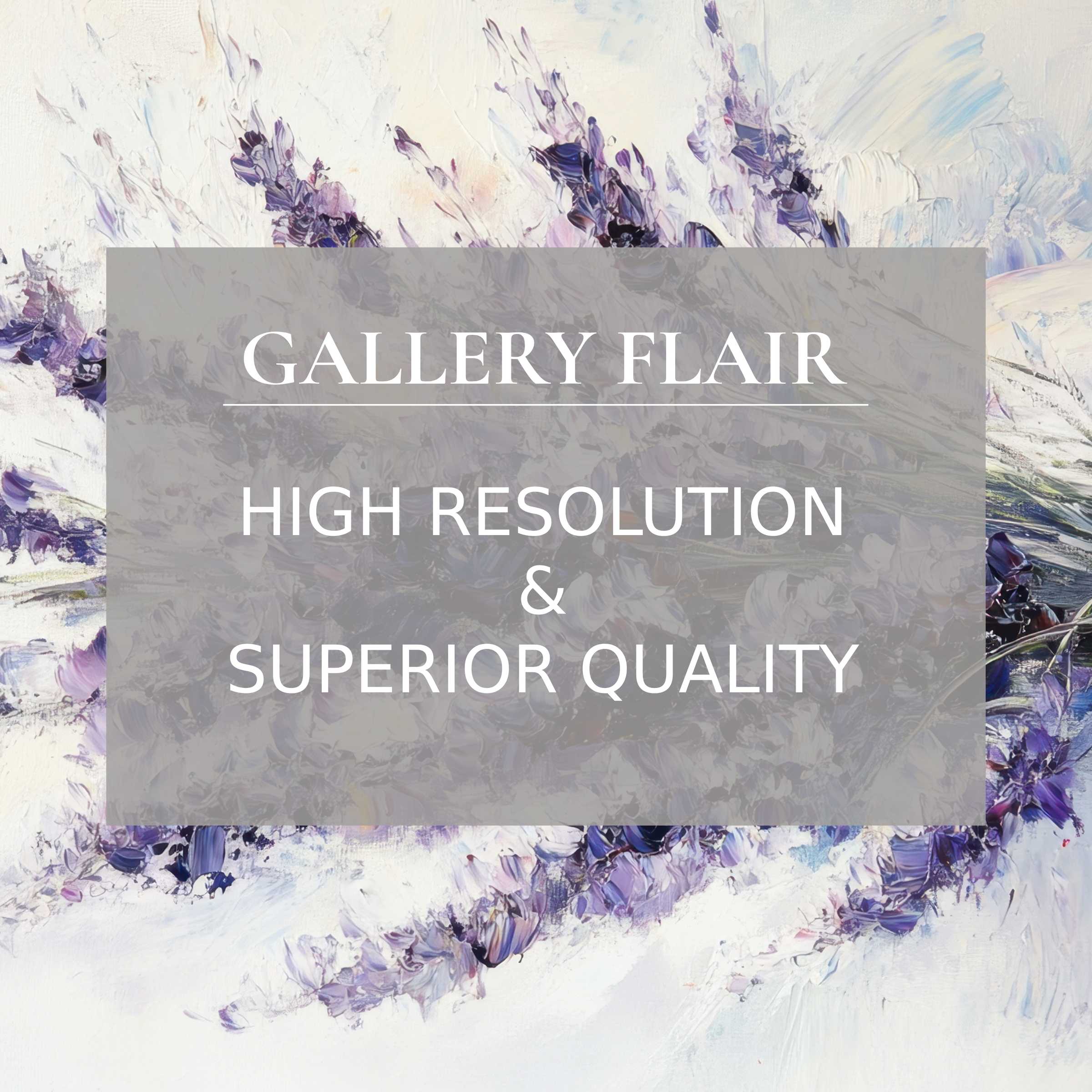 Spring printable art with delicate lavender blooms, radiating a calming, airy elegance in stunning high resolution