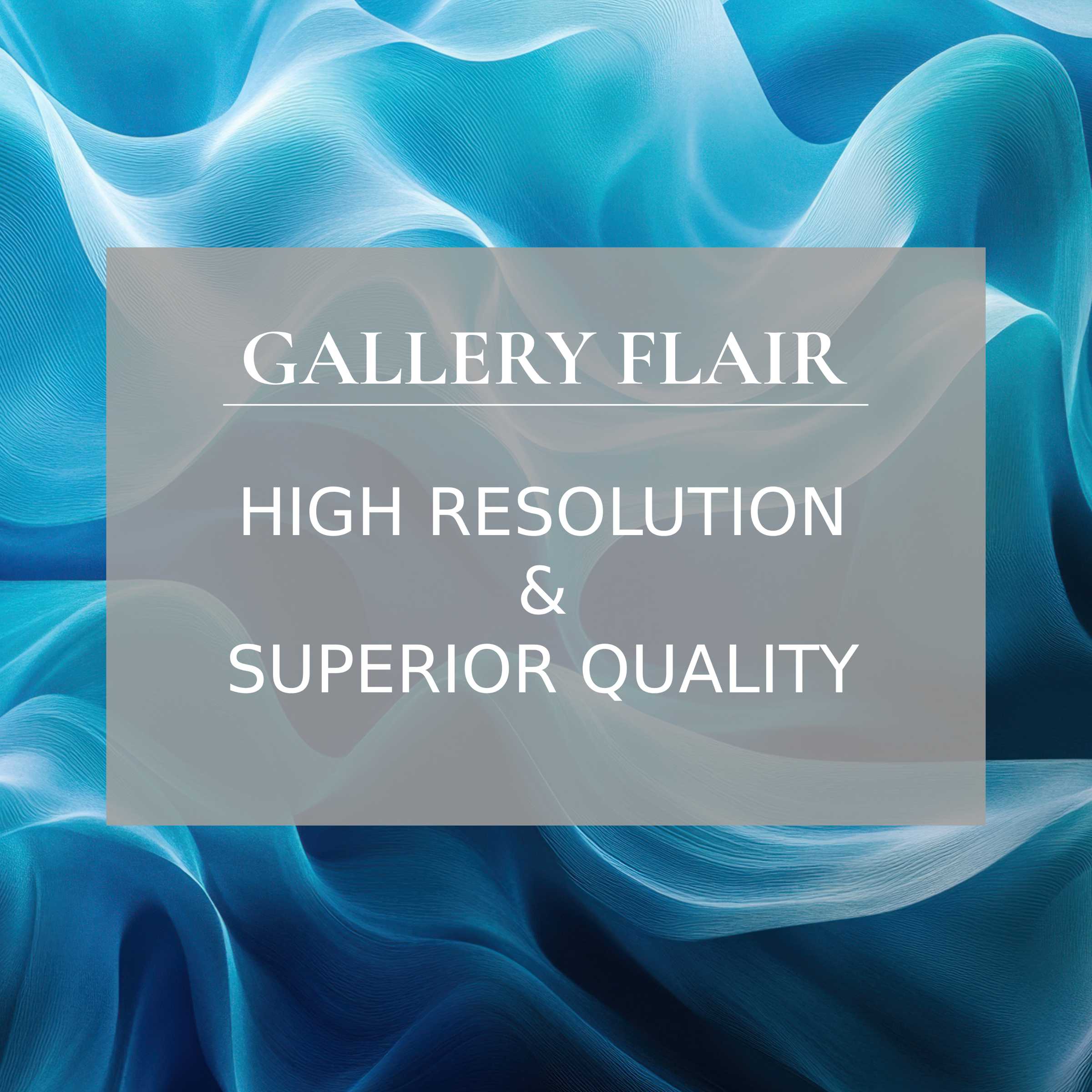 Elegant blue waves in high resolution, showcasing refined depth and clarity in this abstract Frame TV picture