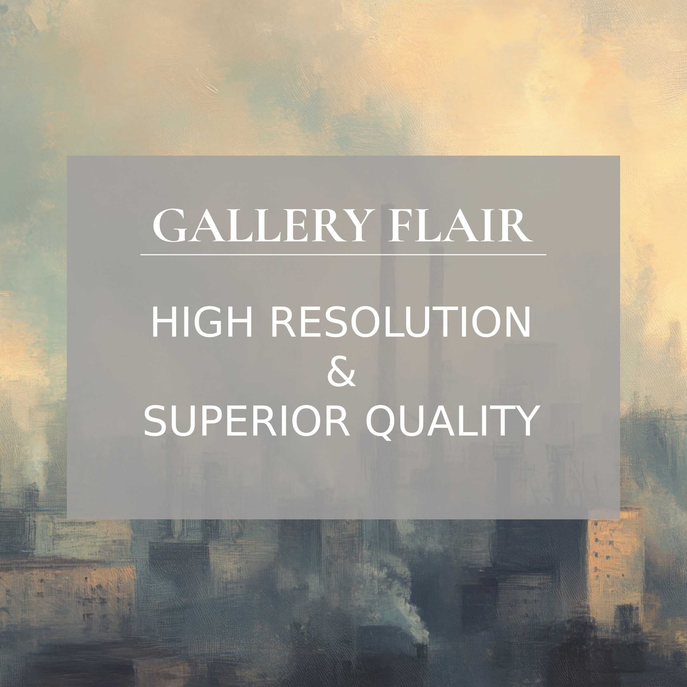 Elegant urban Frame TV picture showcasing a high-resolution, painterly cityscape with refined visual clarity