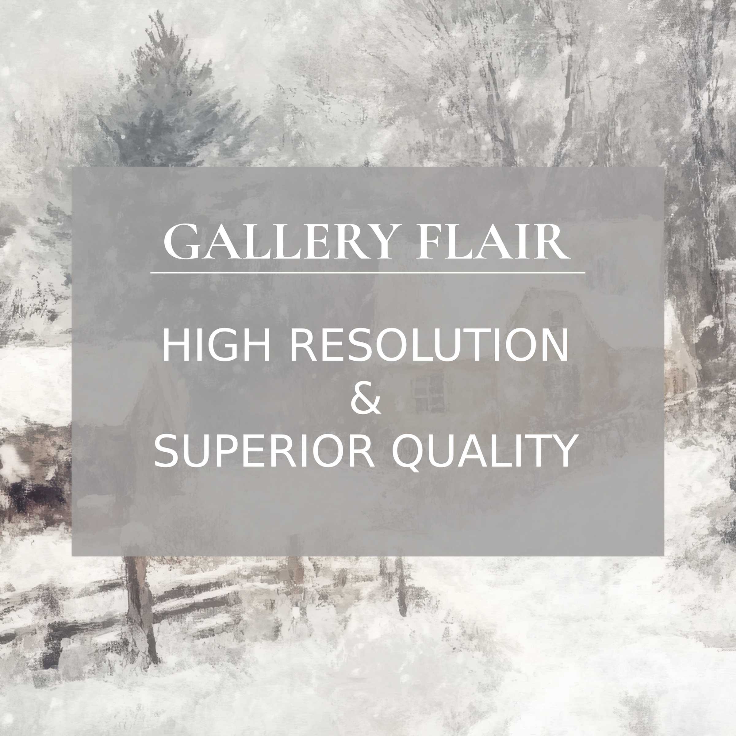 Elegant, high-resolution winter Frame TV picture showcasing refined textures and serene snowy landscape with visual clarity