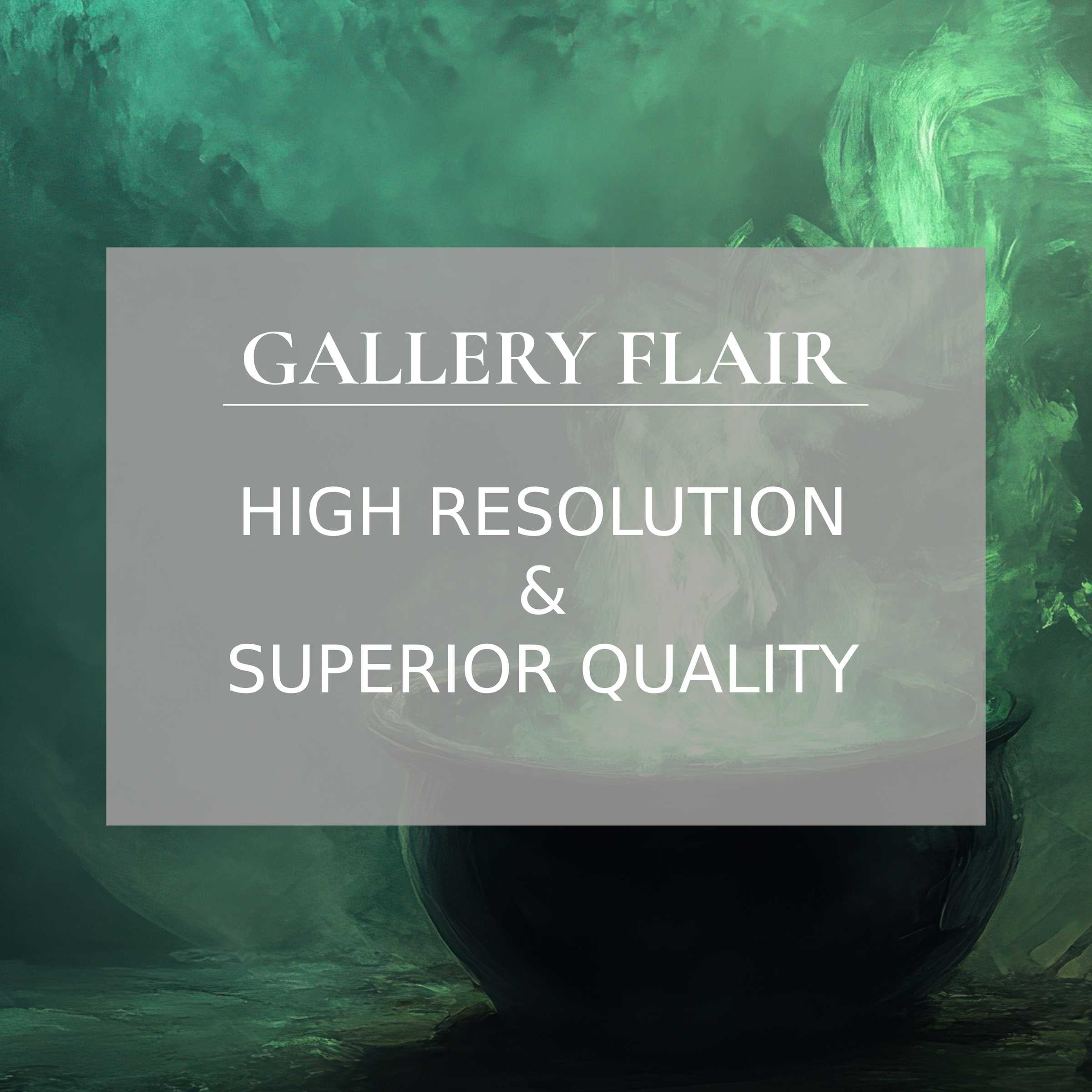 Ethereal green mist swirls above a dark cauldron, creating bold, atmospheric Halloween printable art with premium high-res detail