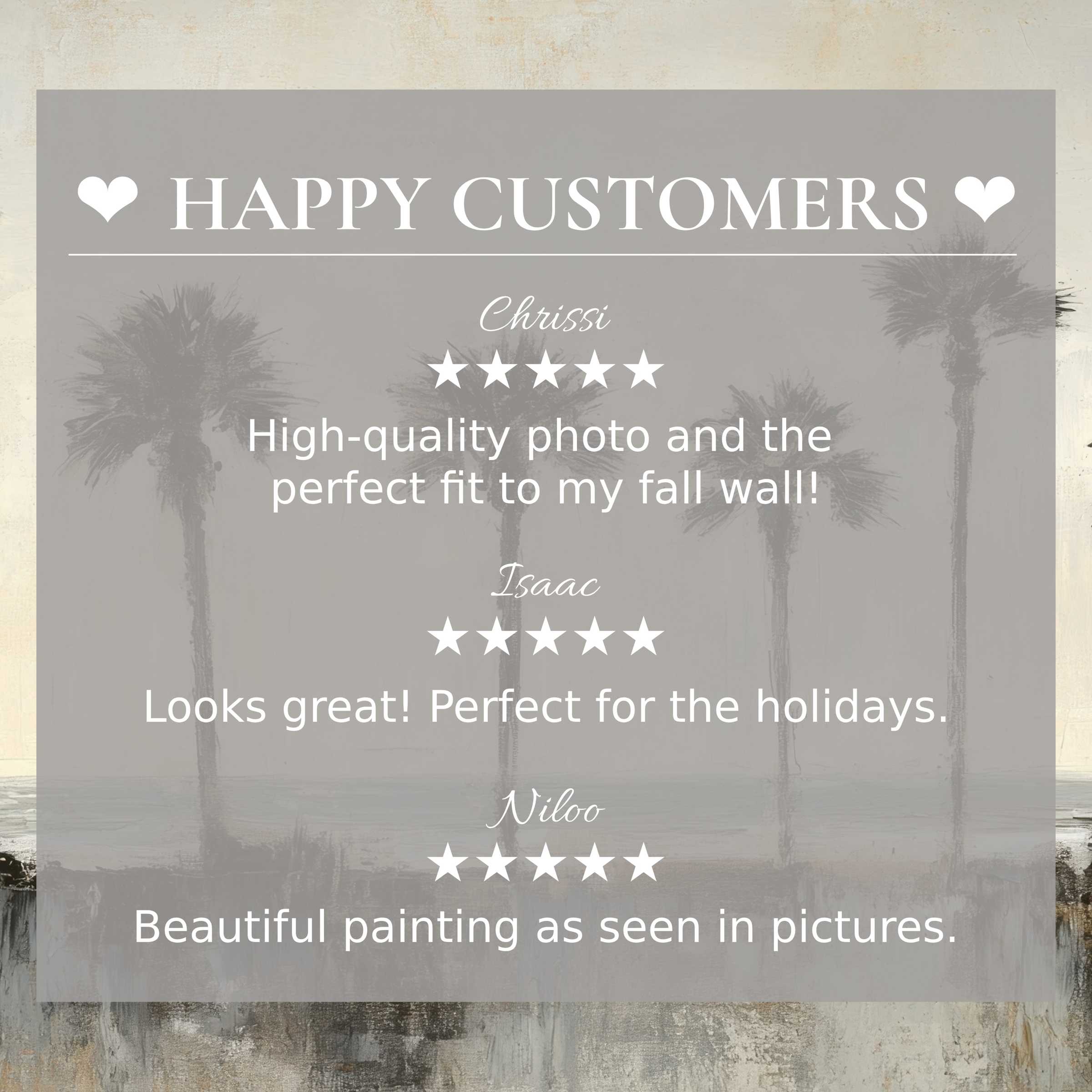 Coastal art for Frame TV with abstract muted sunset hues, showcasing happy customer reviews and elegant design appeal