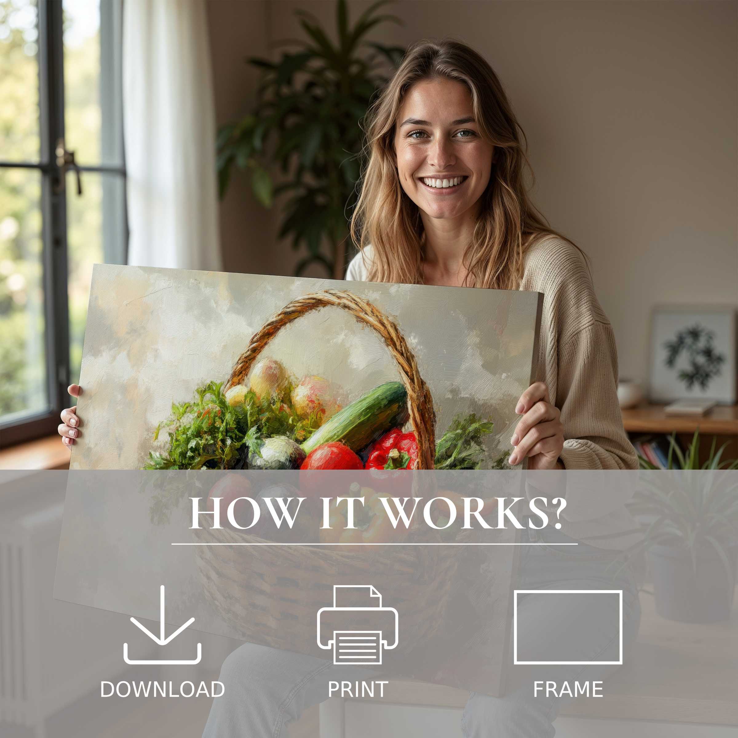 Radiant farmhouse digital art print elevates a modern home’s warmth, capturing joy and effortless elegance in living with art