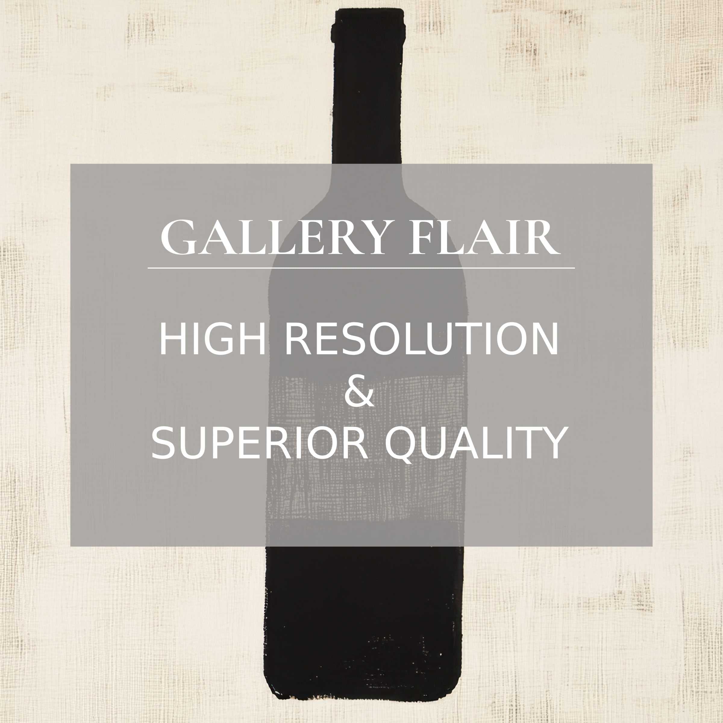 Minimalist Frame TV picture featuring elegant black bottle silhouette with crisp lines and refined neutral texture