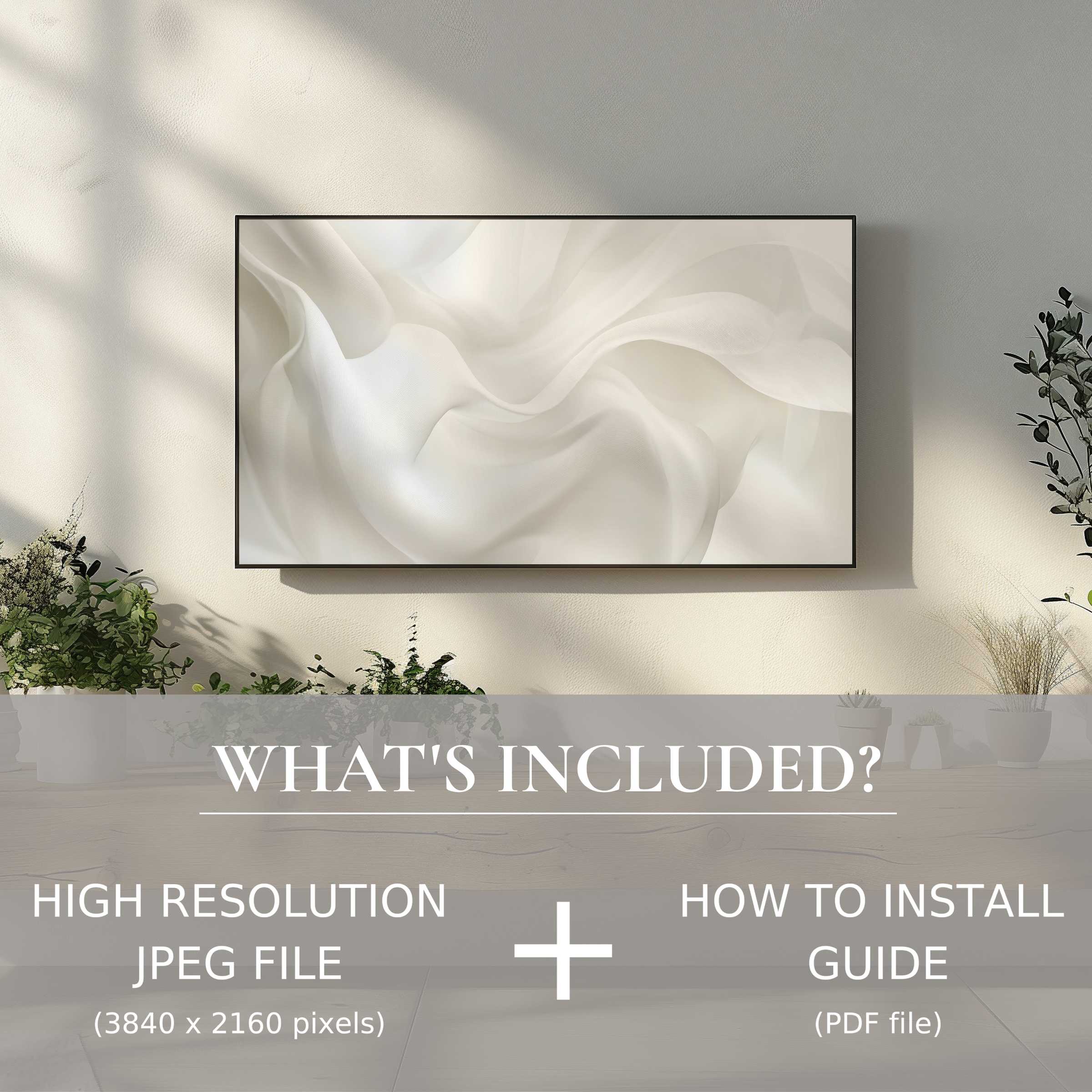 Elegant abstract digital TV art download enhances your living space with effortless digital use and modern style