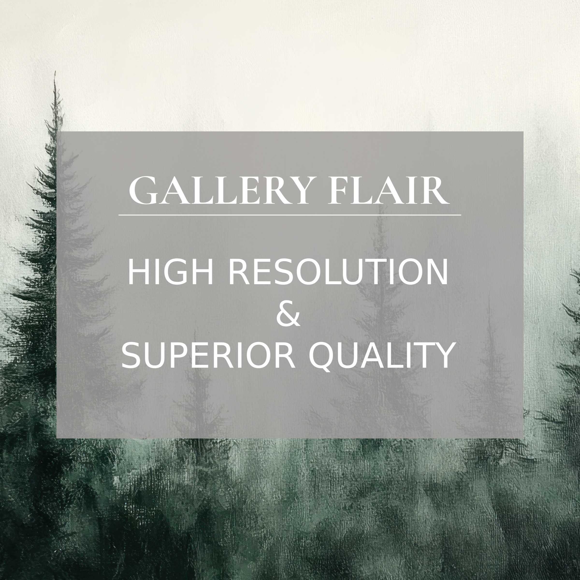 Calming tree printable art featuring misty pine silhouettes in refined high-resolution for sophisticated modern interiors