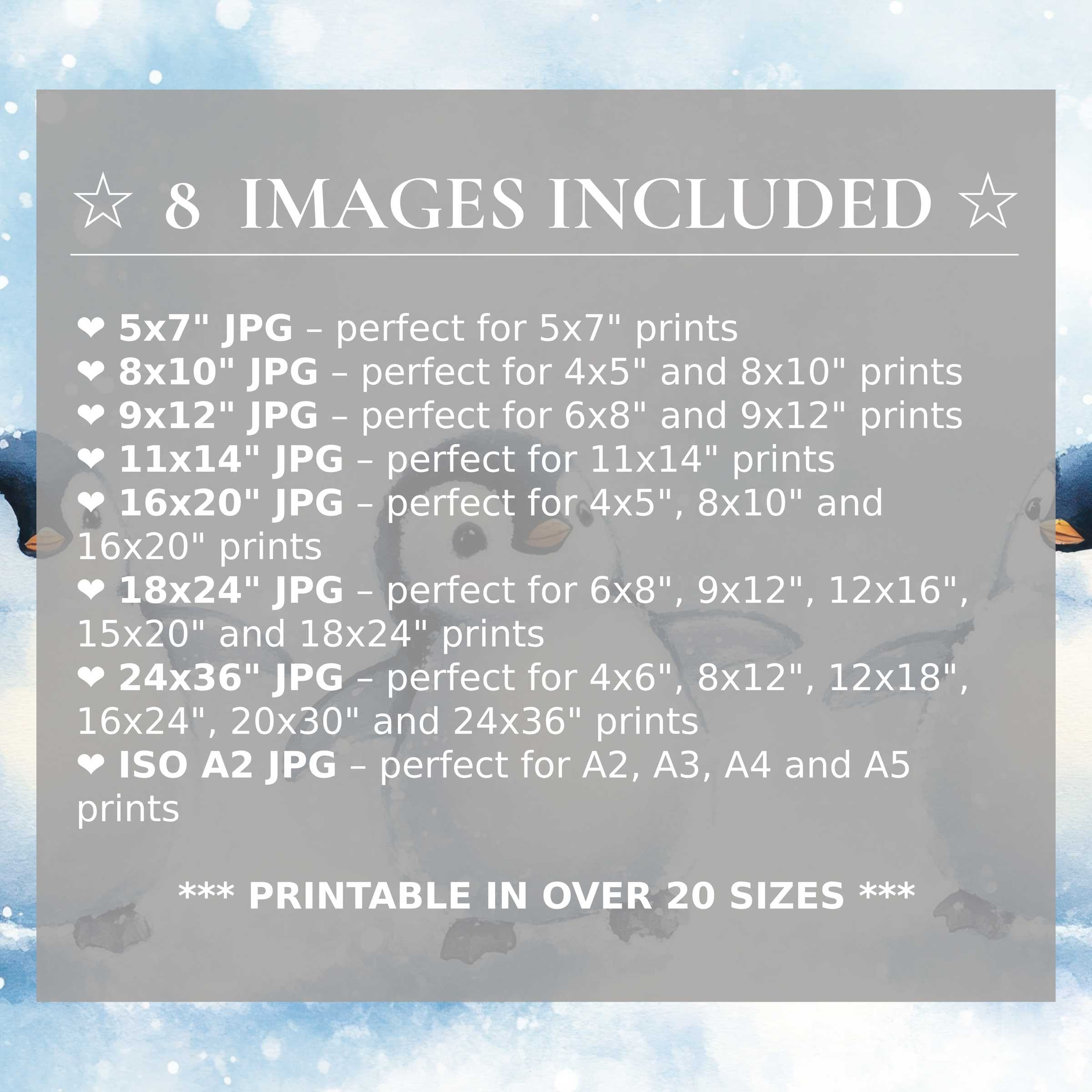 Nursery digital print featuring radiant blues and soft grays, delivering calming elegance in 8 high-quality sizes to enhance modern interiors