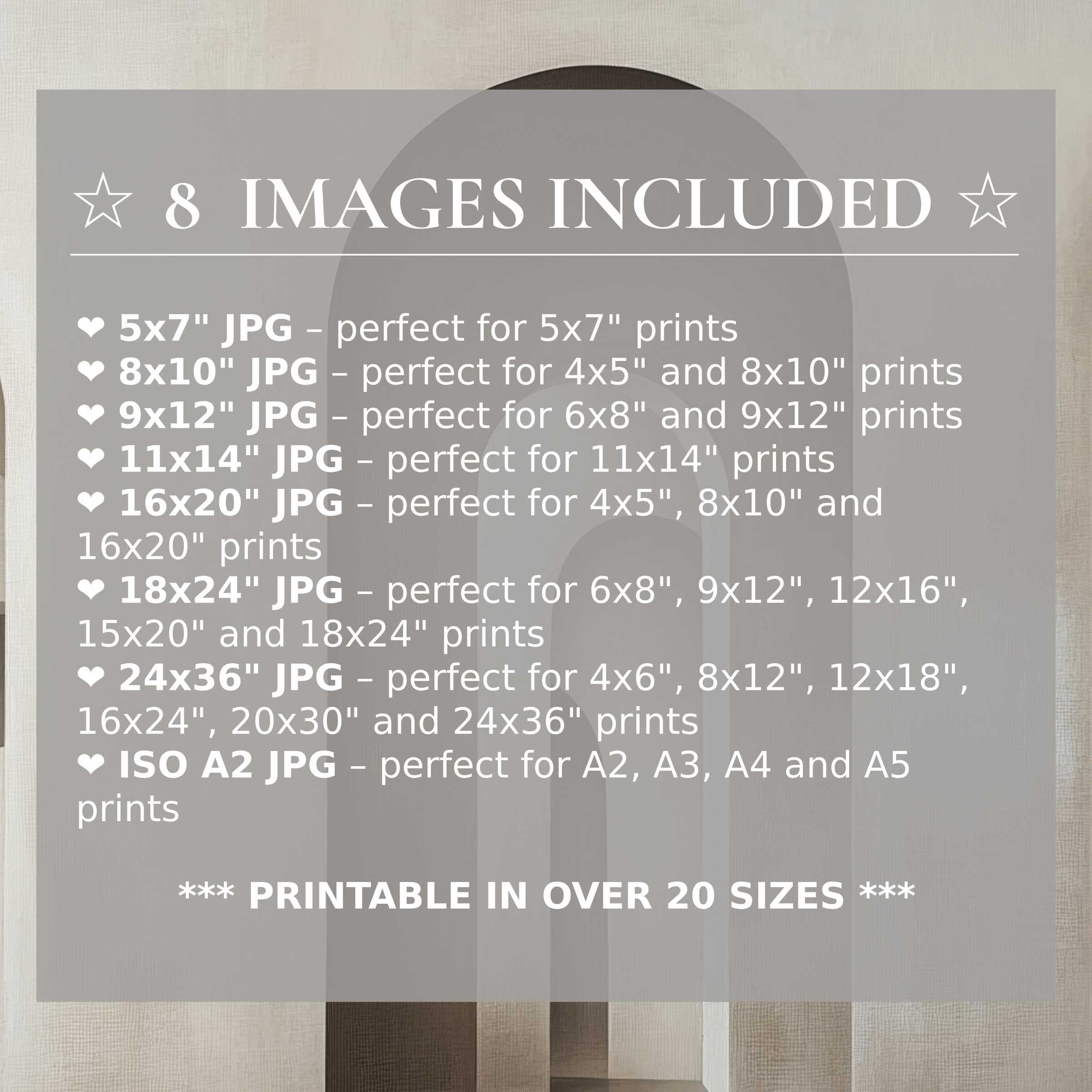 Modern digital print with radiant earth tones and bold geometrics, elevating interiors with style and 8 high-quality sizes included