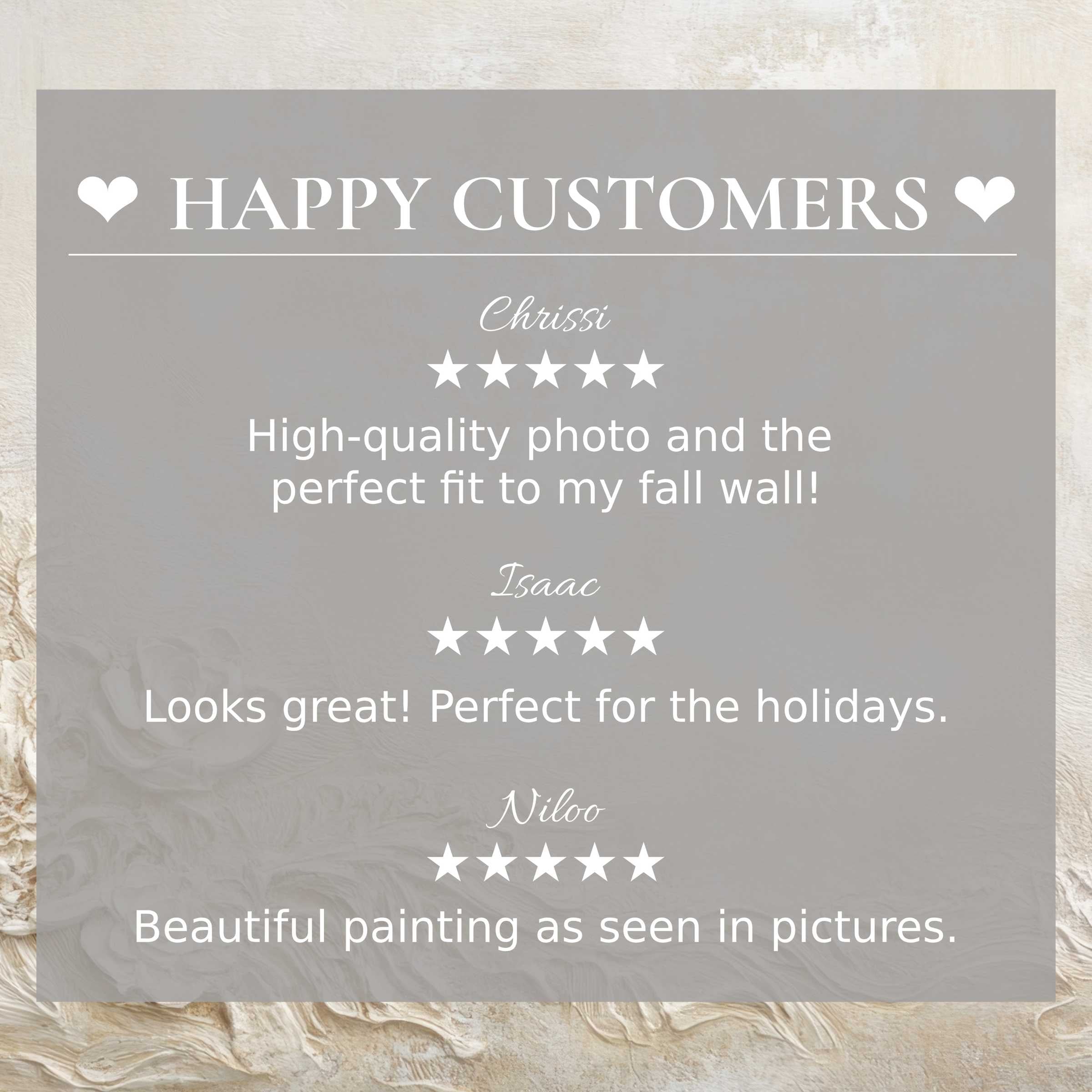 Boho art for Frame TV with abstract neutral tones, showcasing happy customer reviews that inspire trust and elegance