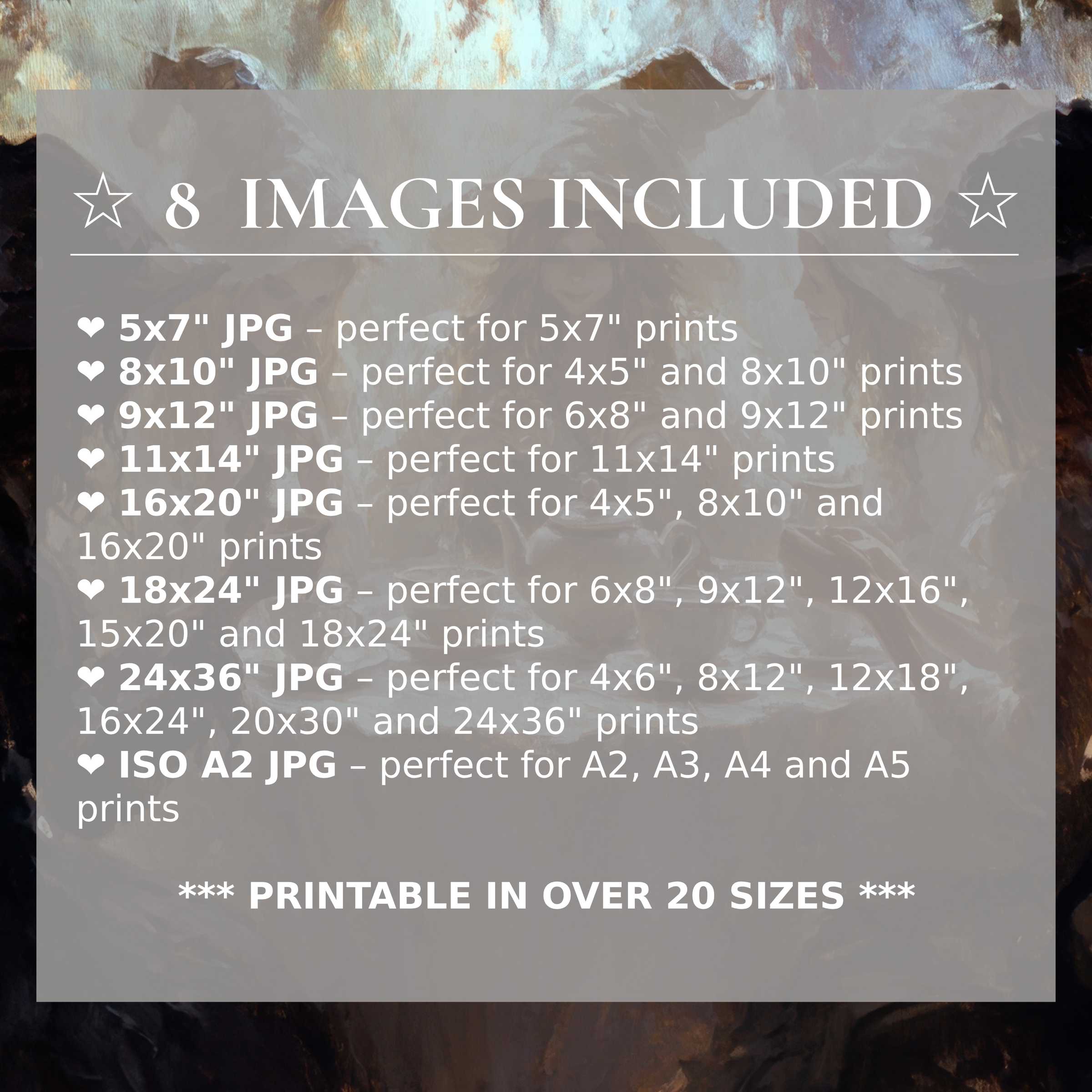 Halloween digital print featuring radiant amber and deep charcoal hues, offered in 8 high-quality sizes included with purchase to elevate modern interiors with timeless style and versatile sophistication
