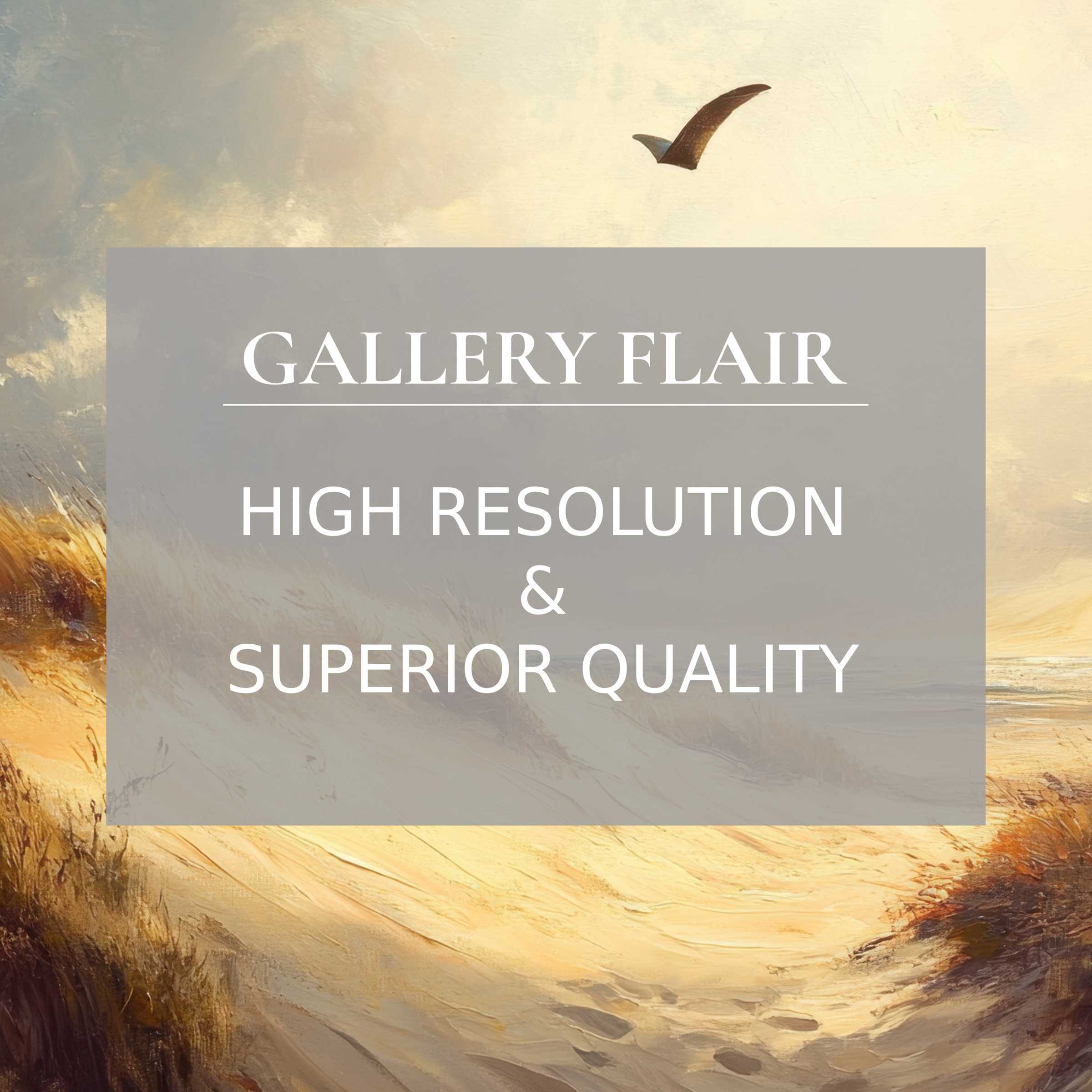 Elegant, high-resolution beach Frame TV picture showcasing refined brushstrokes and serene coastal clarity for stylish decor