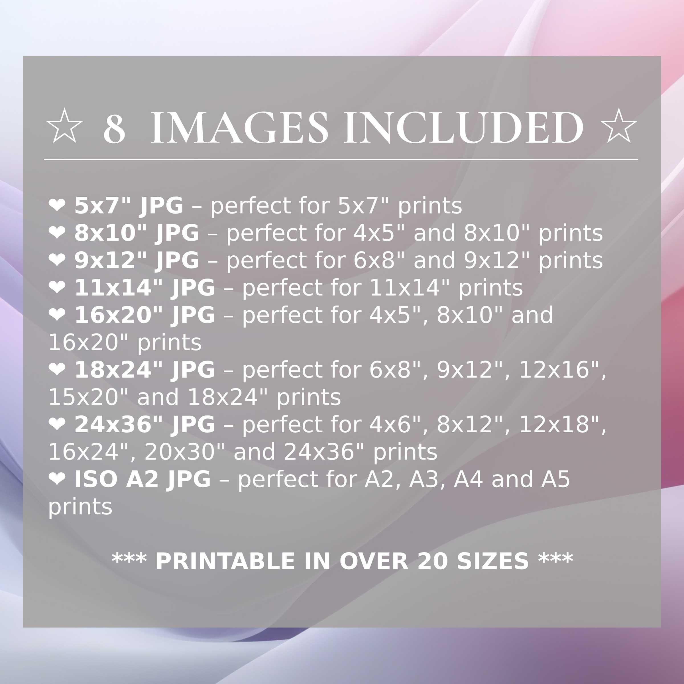Radiant abstract digital print in soothing lilac and soft blush hues, elevating modern interiors with versatile style in 8 high-quality sizes