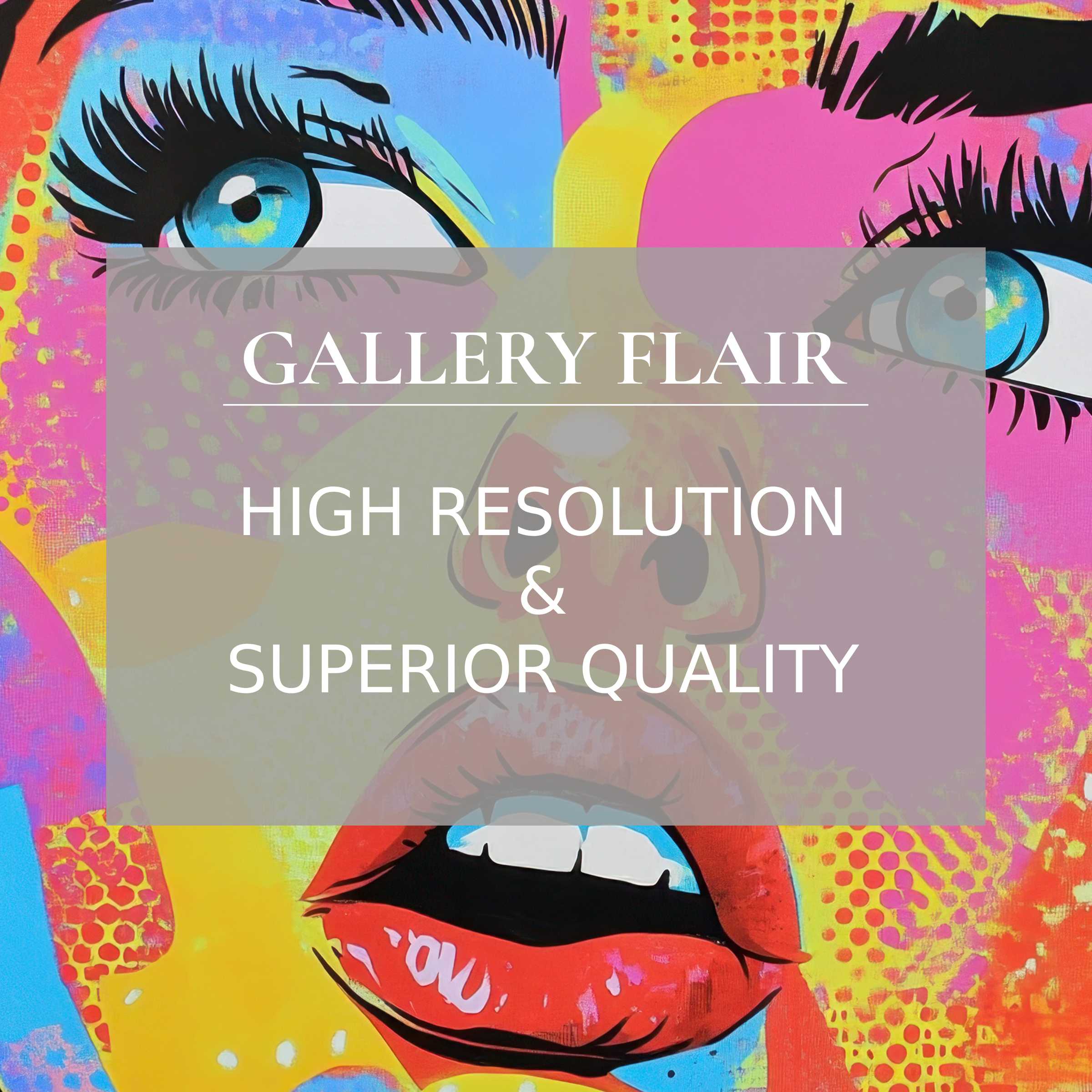 Vibrant pop art printable art capturing bold, radiant emotions with exquisite high-resolution detail, perfect for elevating modern interiors