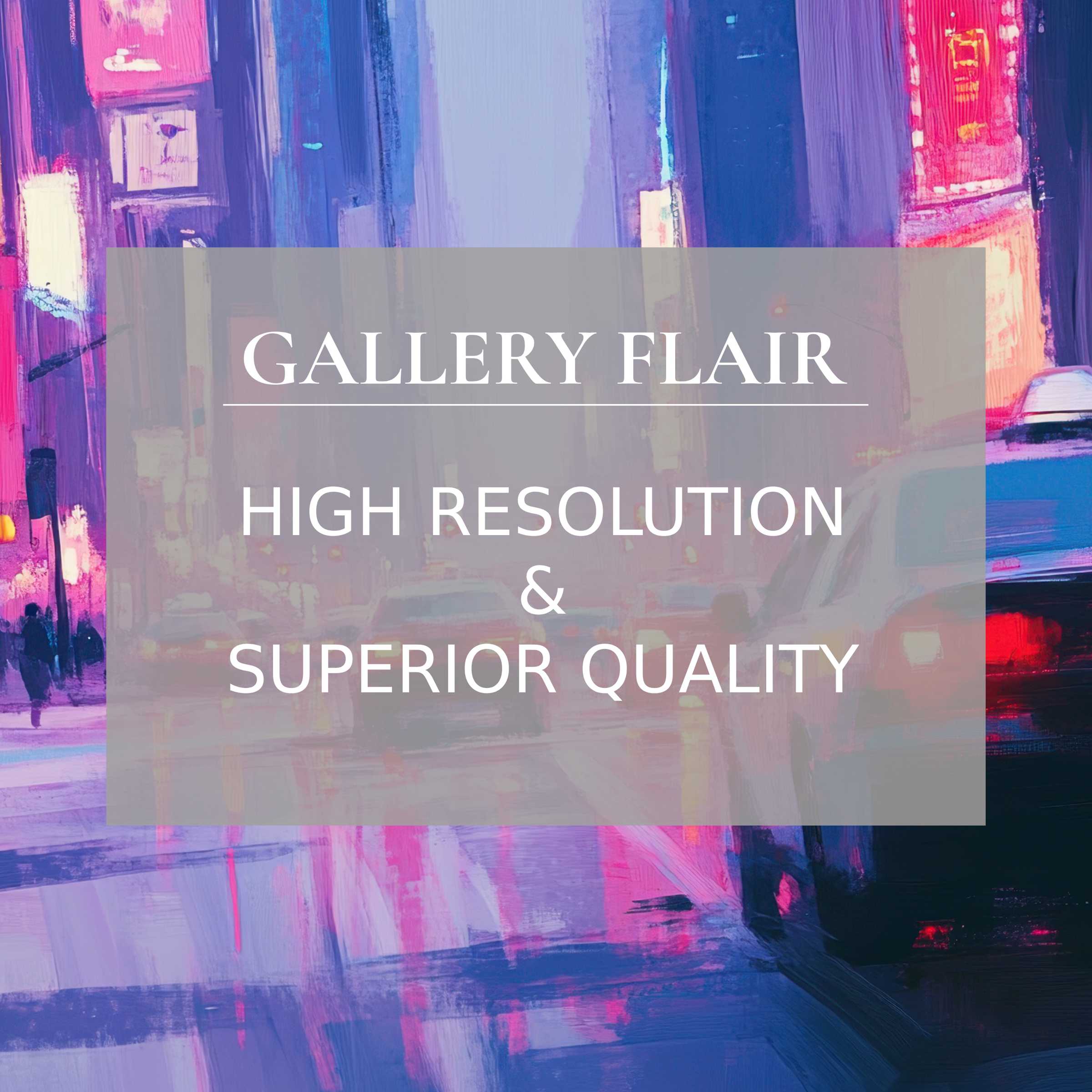 Elegant urban Frame TV picture showcasing vivid neon cityscape with sharp resolution and refined visual clarity