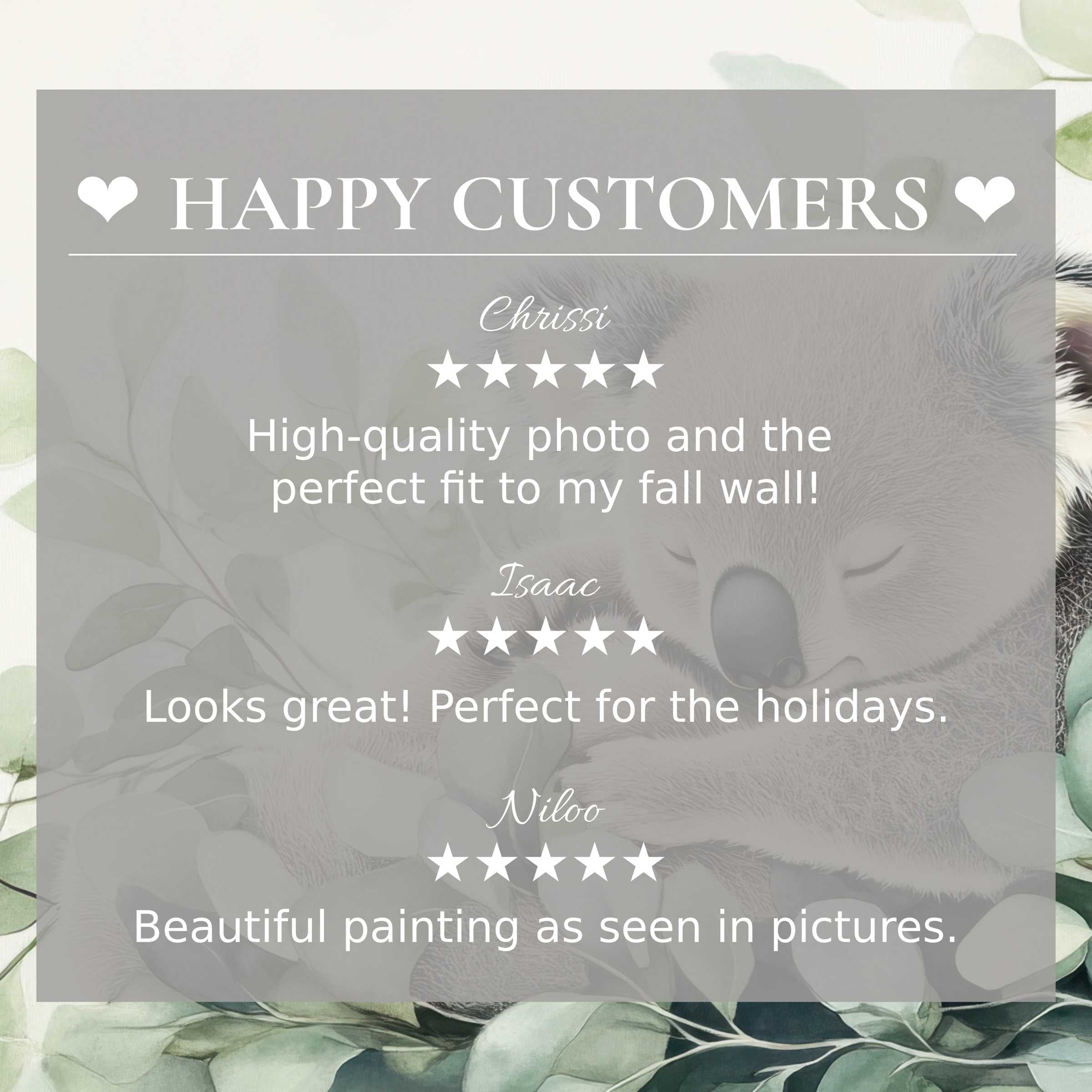 Elegant nursery art for Frame TV with abstract sunset hues and happy customer reviews building trust and style appeal