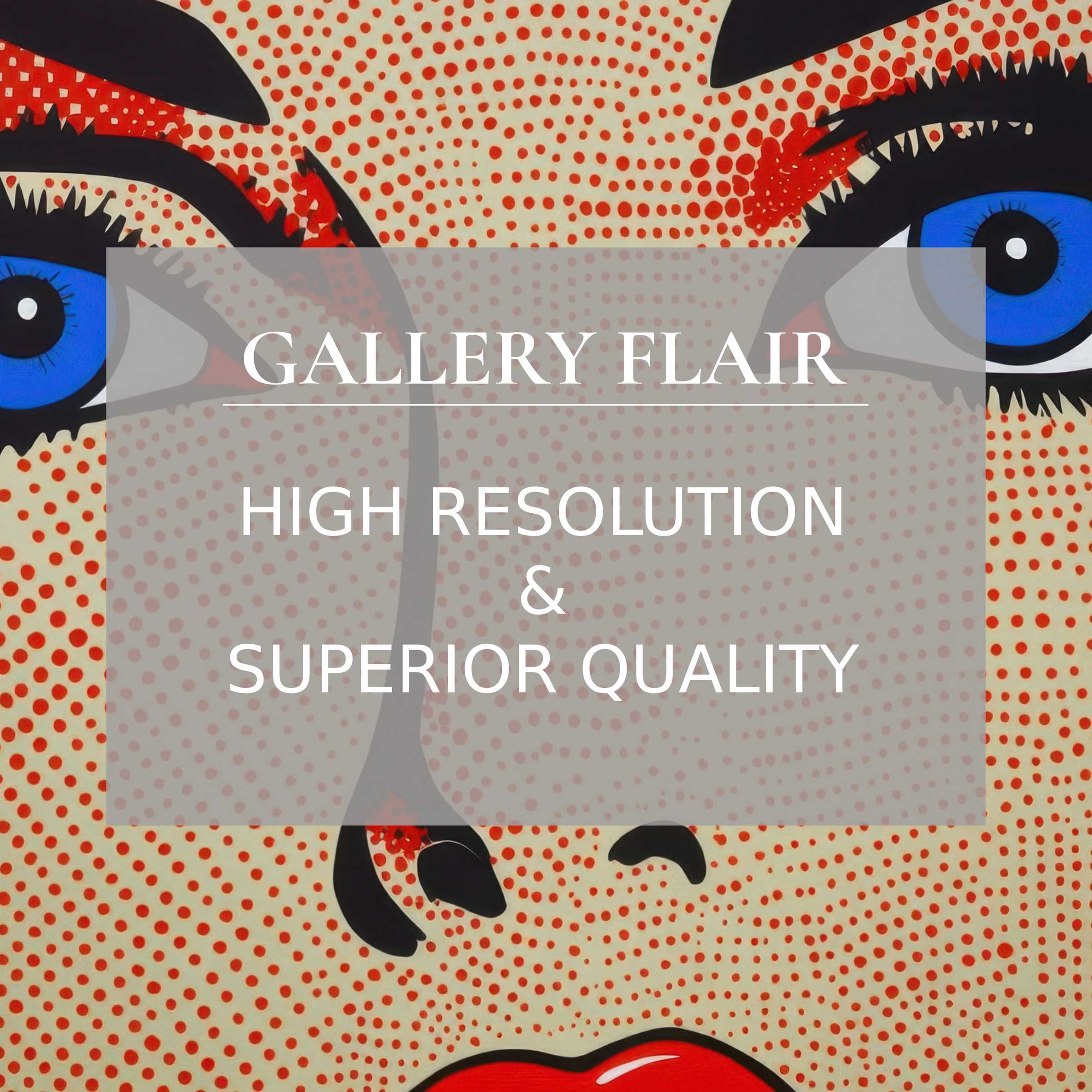 Vivid pop art printable art featuring radiant blue eyes and bold red lips, delivering premium detail and a dynamic, modern interior allure