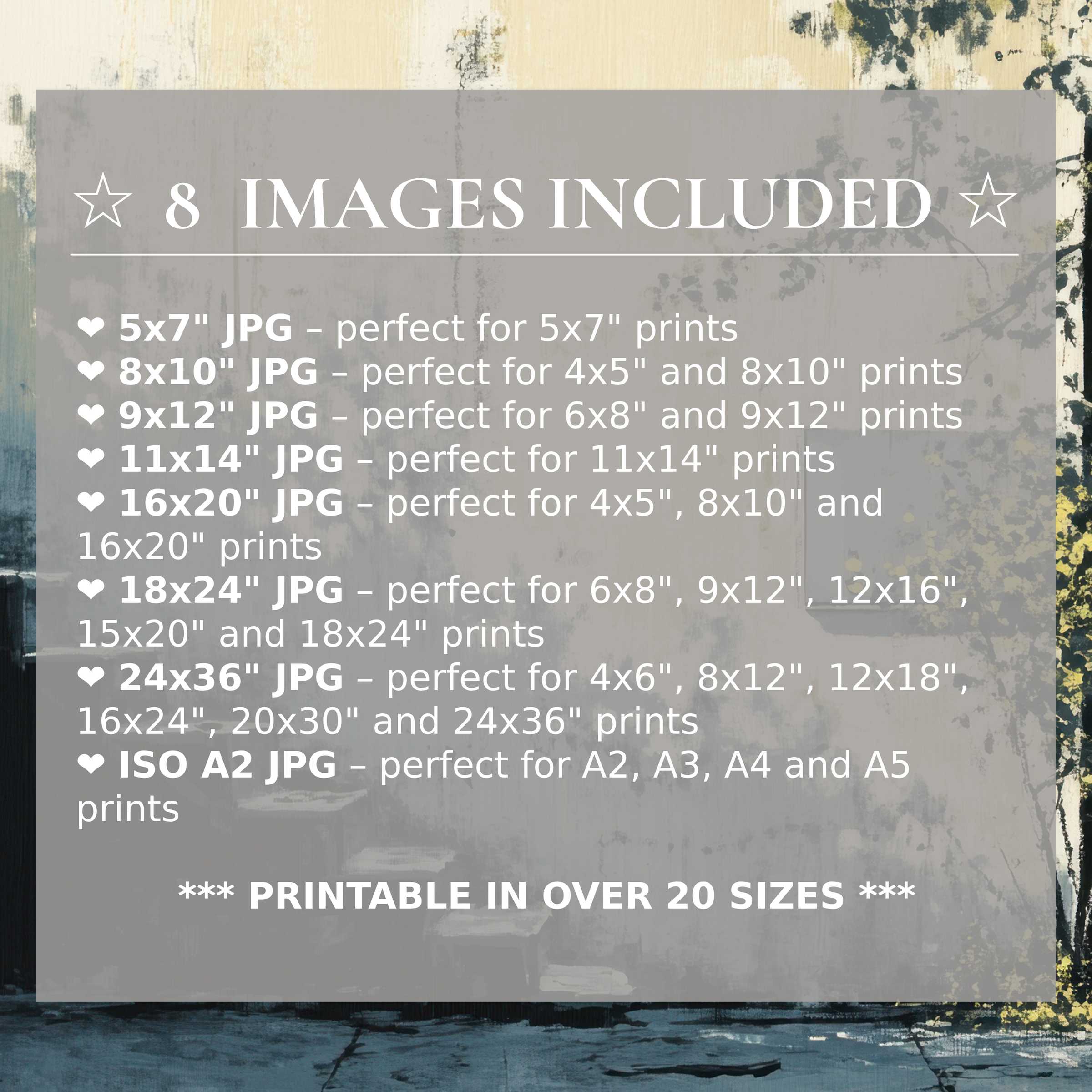 Urban digital print with radiant cream, blue, and muted yellow tones, elevating modern interiors with style and versatility Includes 8 high-quality sizes