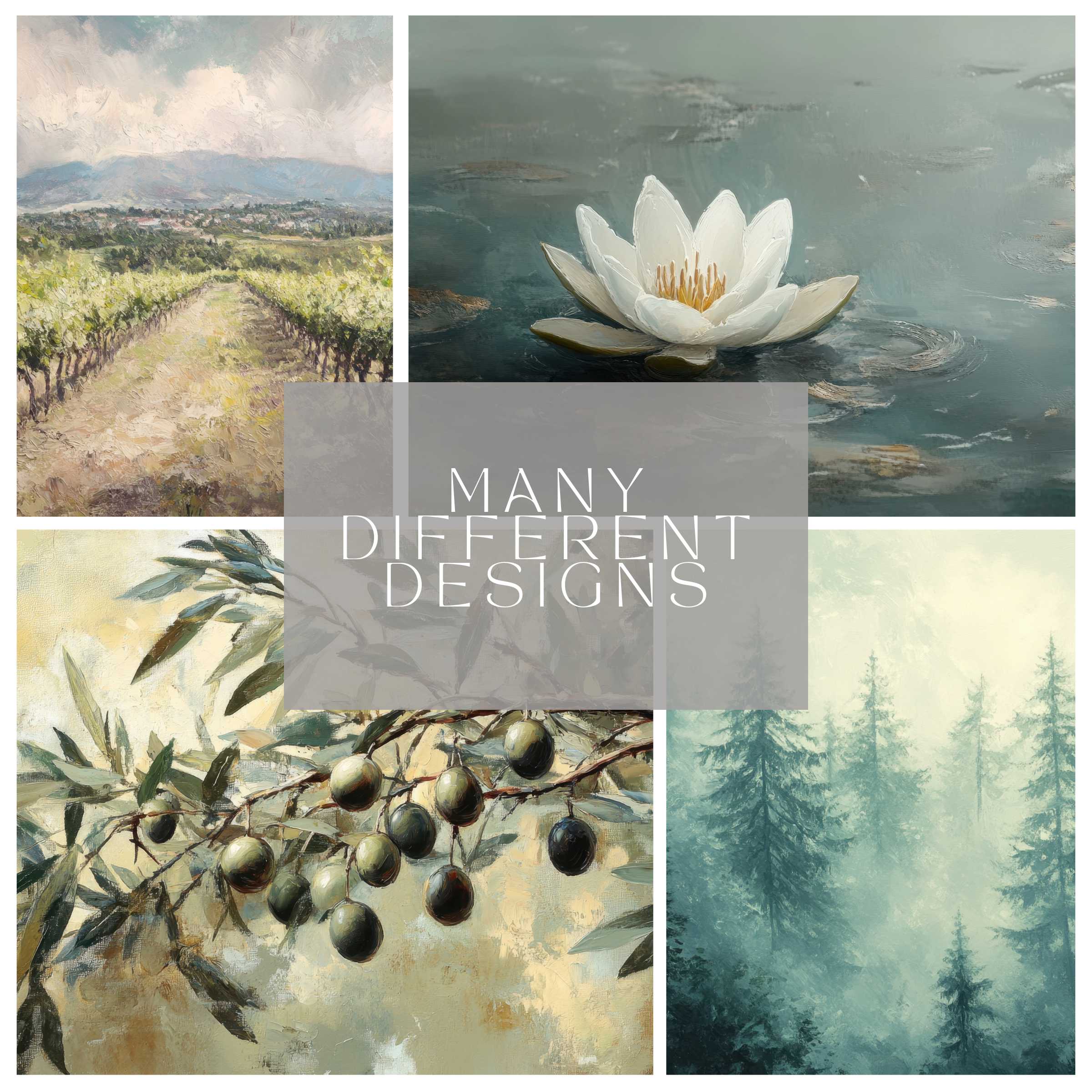 Botanical 101 digital download - 101 modern botanical prints to instantly refresh and elevate your living space