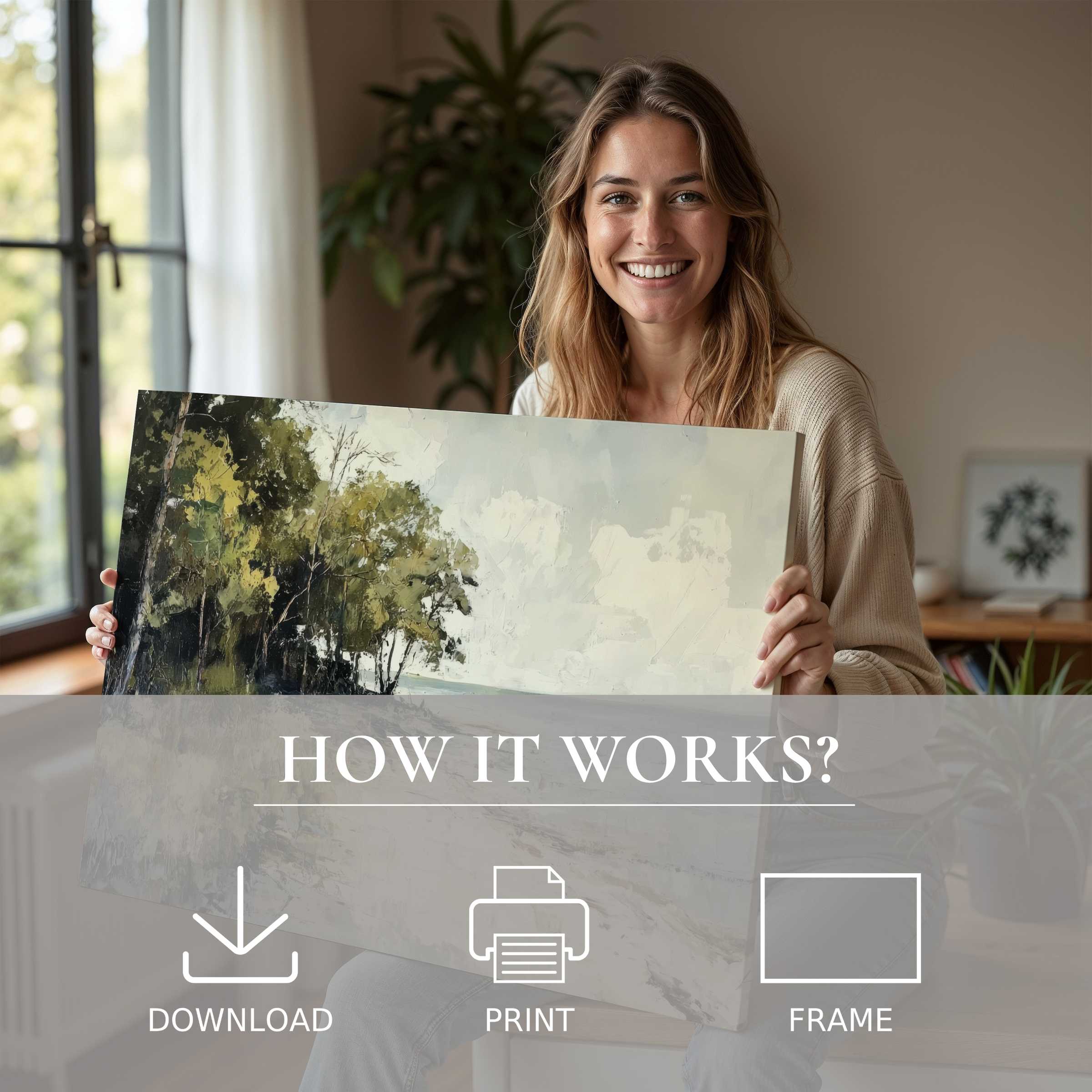 Radiate warmth and serenity with this beach digital art print, blending nature’s calm with effortless elegance in your modern home