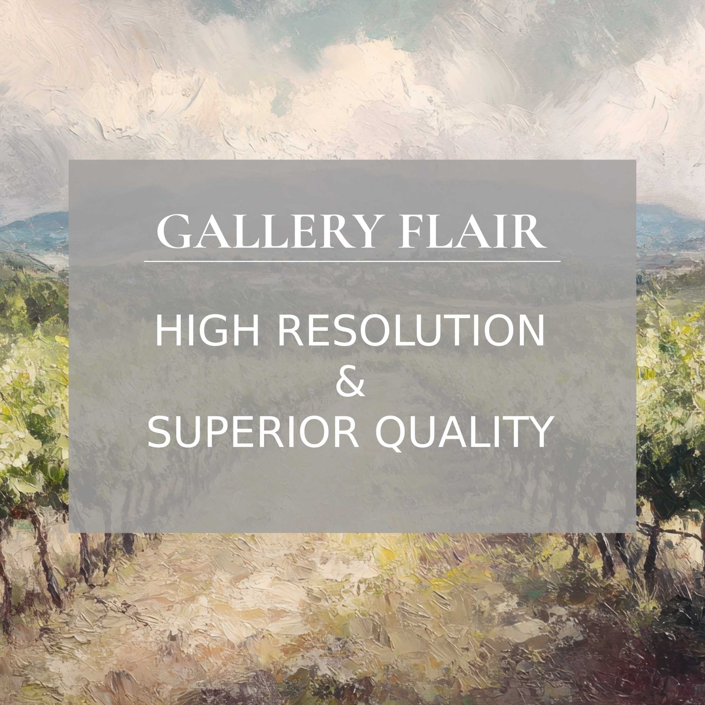 Elegant botanical Frame TV picture showcasing high-resolution, textured landscape art with refined visual clarity