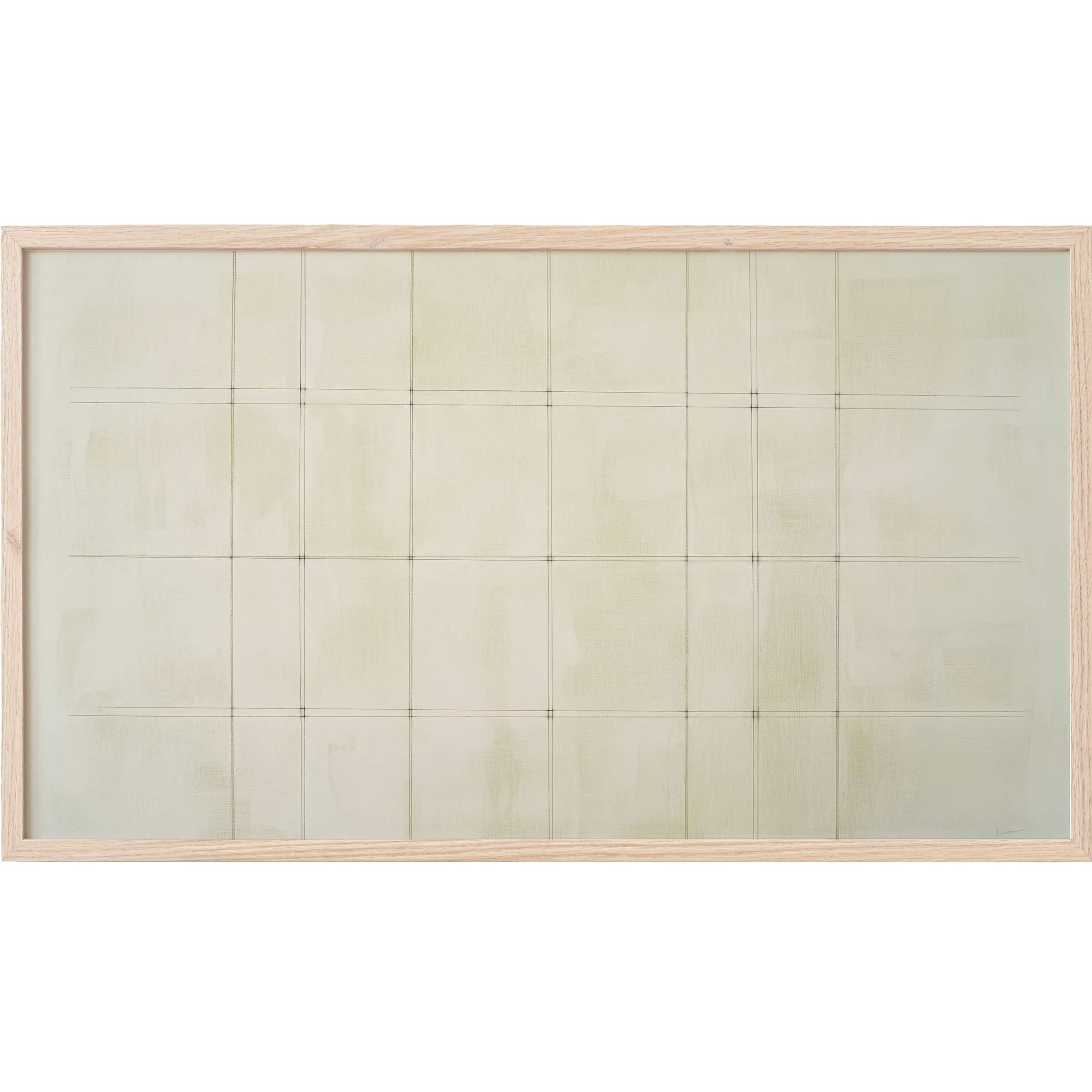 Minimalist abstract with soft beige tones and fine grid lines, perfect neutral Frame TV Art for modern spaces