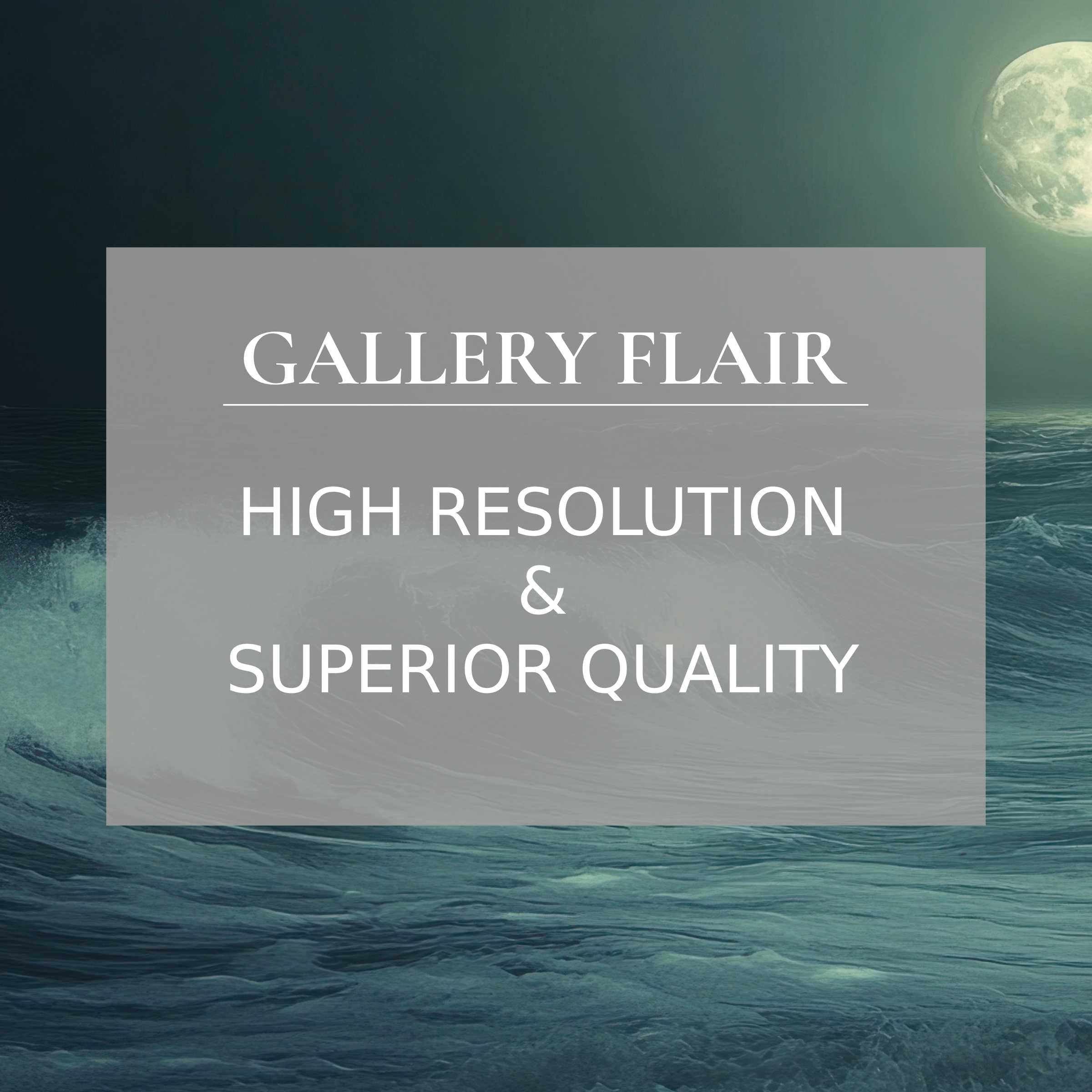 Calming beach printable art with radiant moonlit waves, elevating modern interiors through its exquisite high-resolution detail